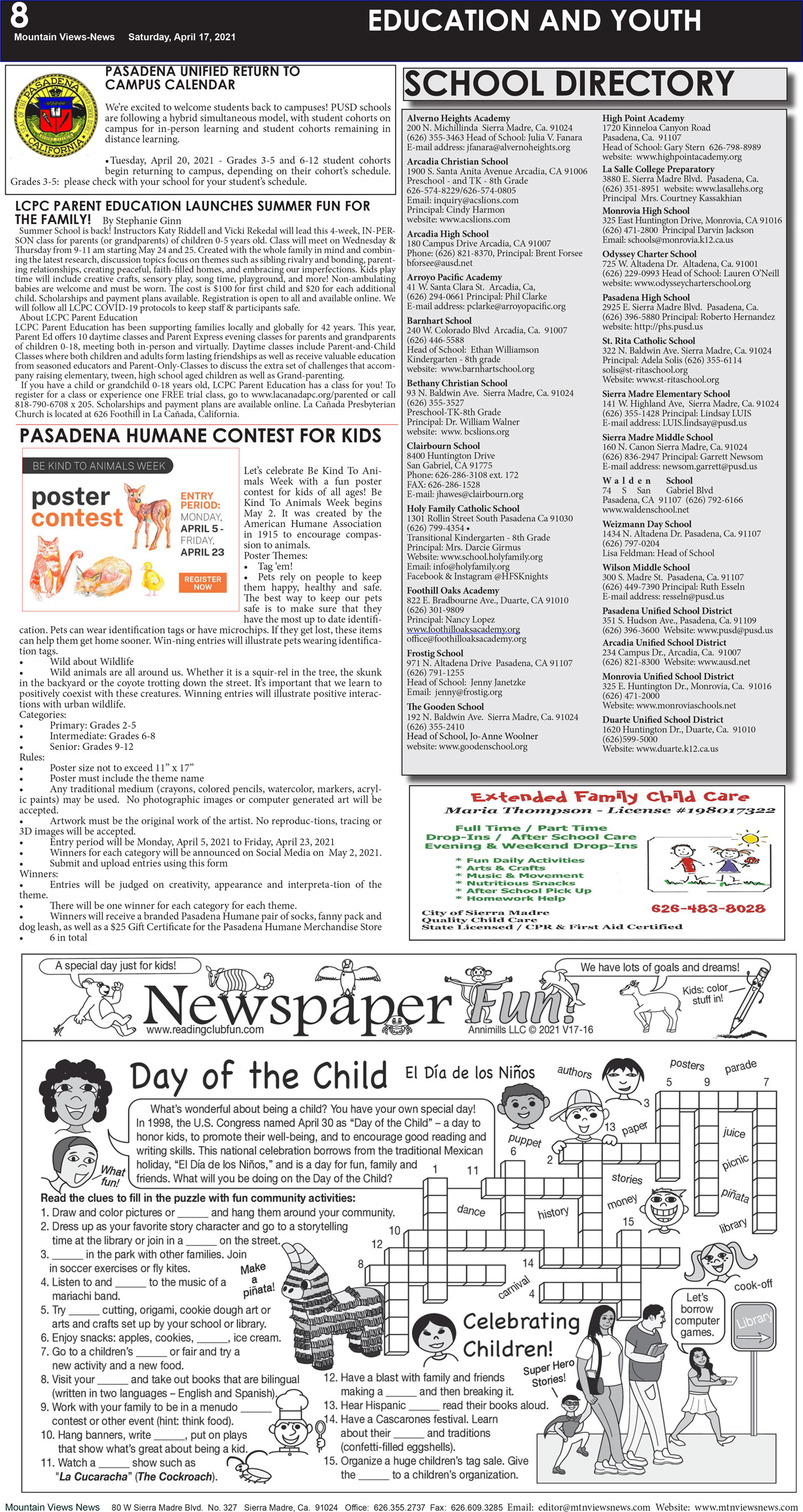 MVNews this week:  Page 8