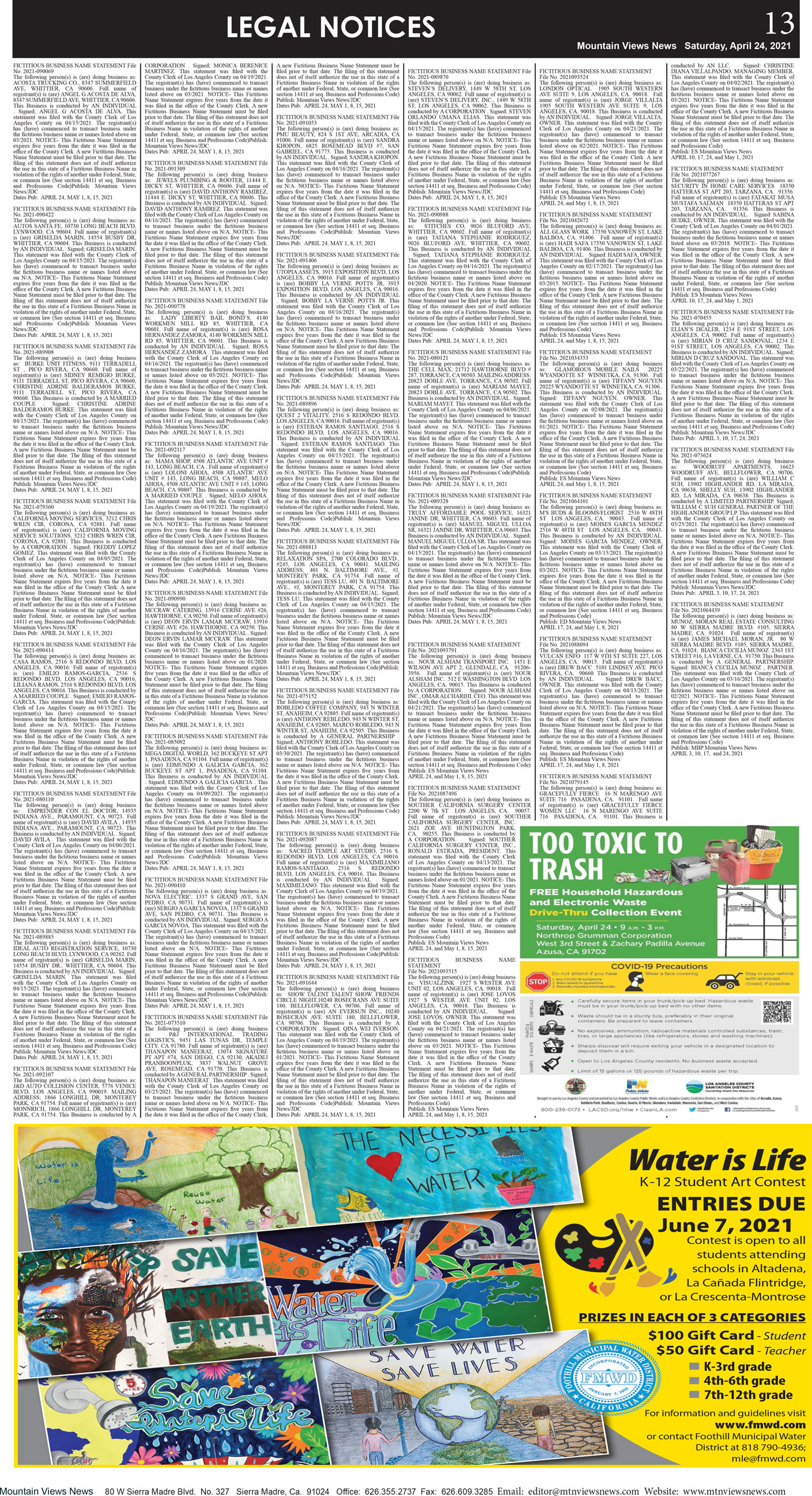 MVNews this week:  Page 13