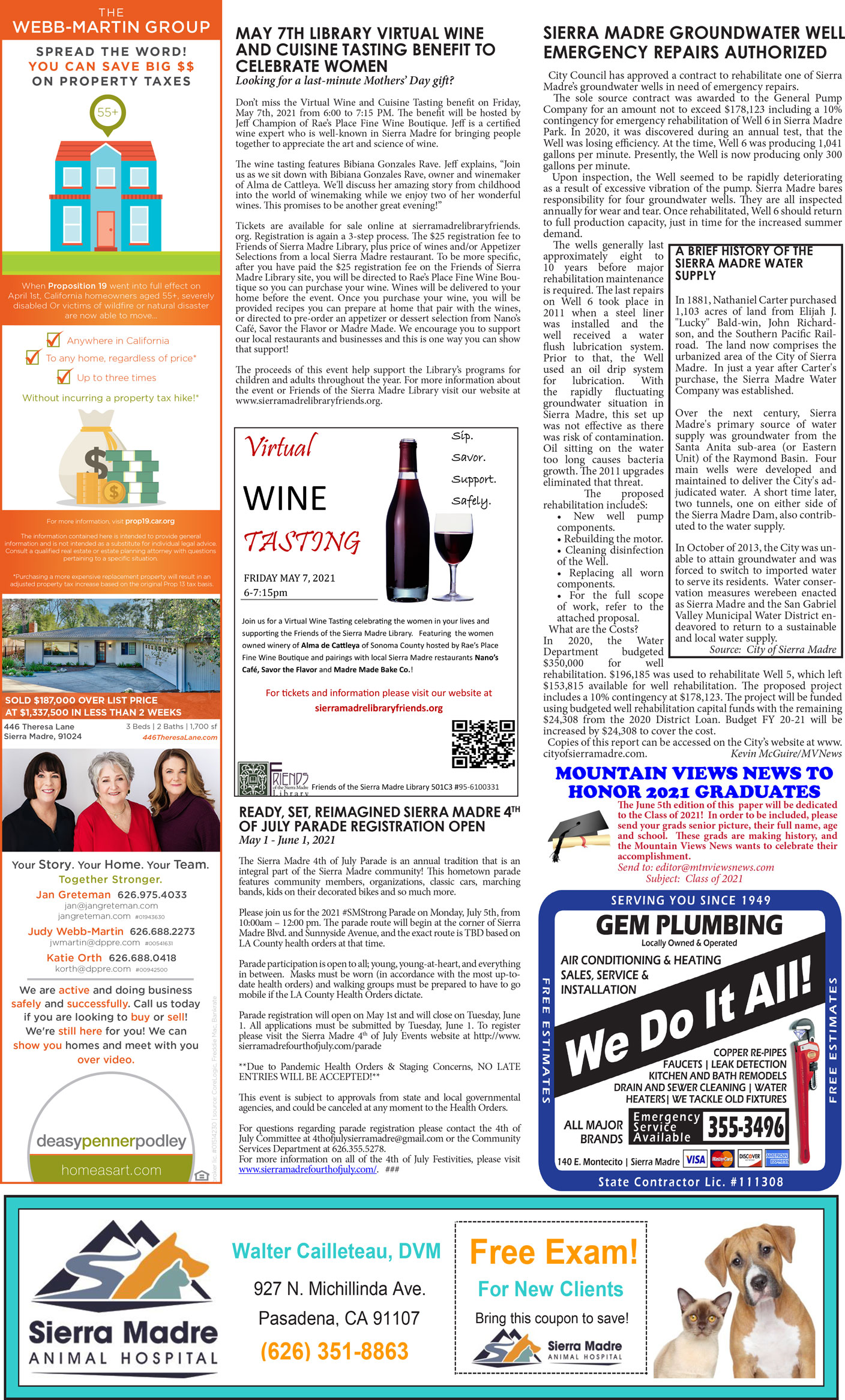 MVNews this week:  Page 1