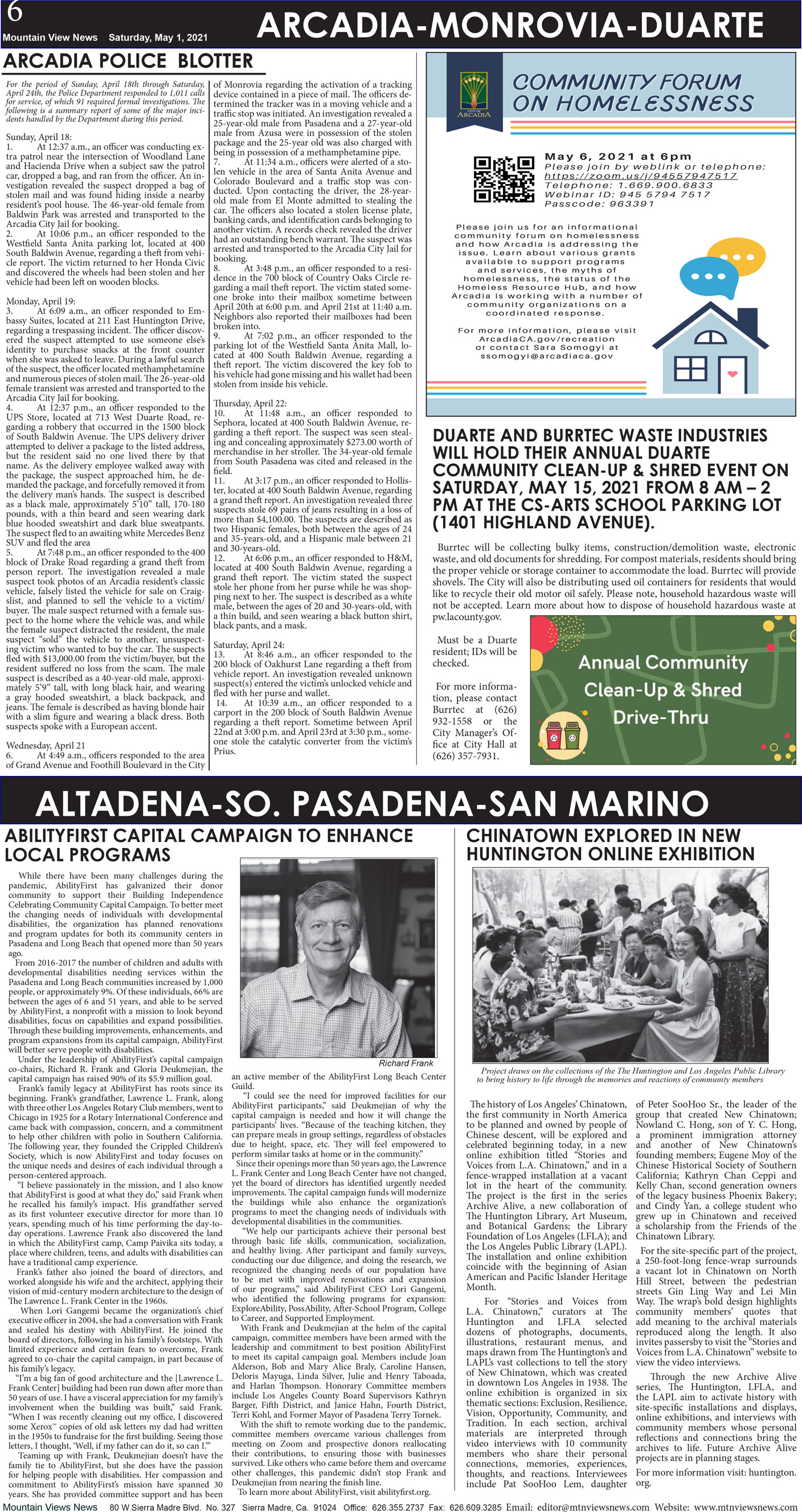 MVNews this week:  Page 6