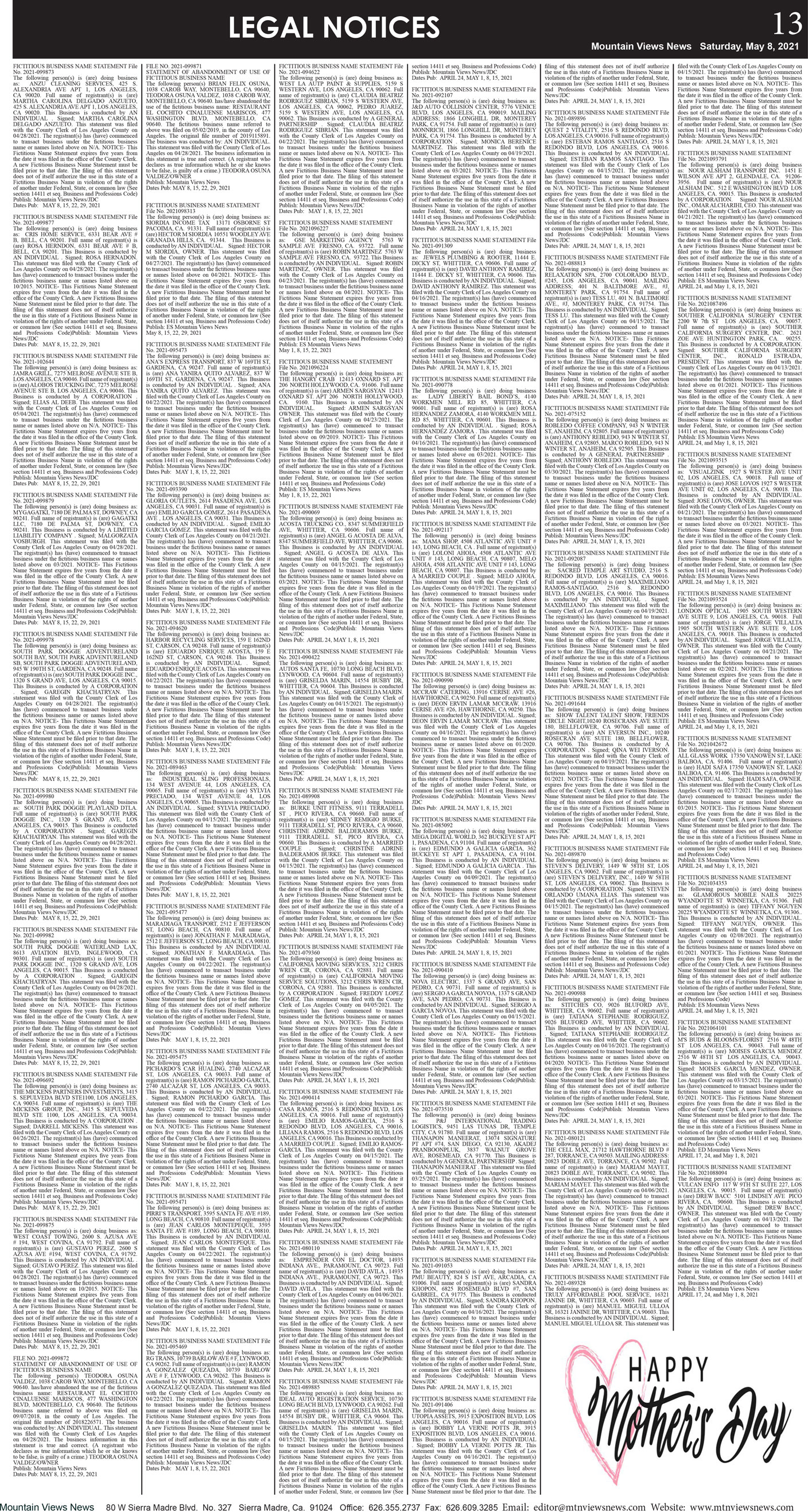 MVNews this week:  Page 13