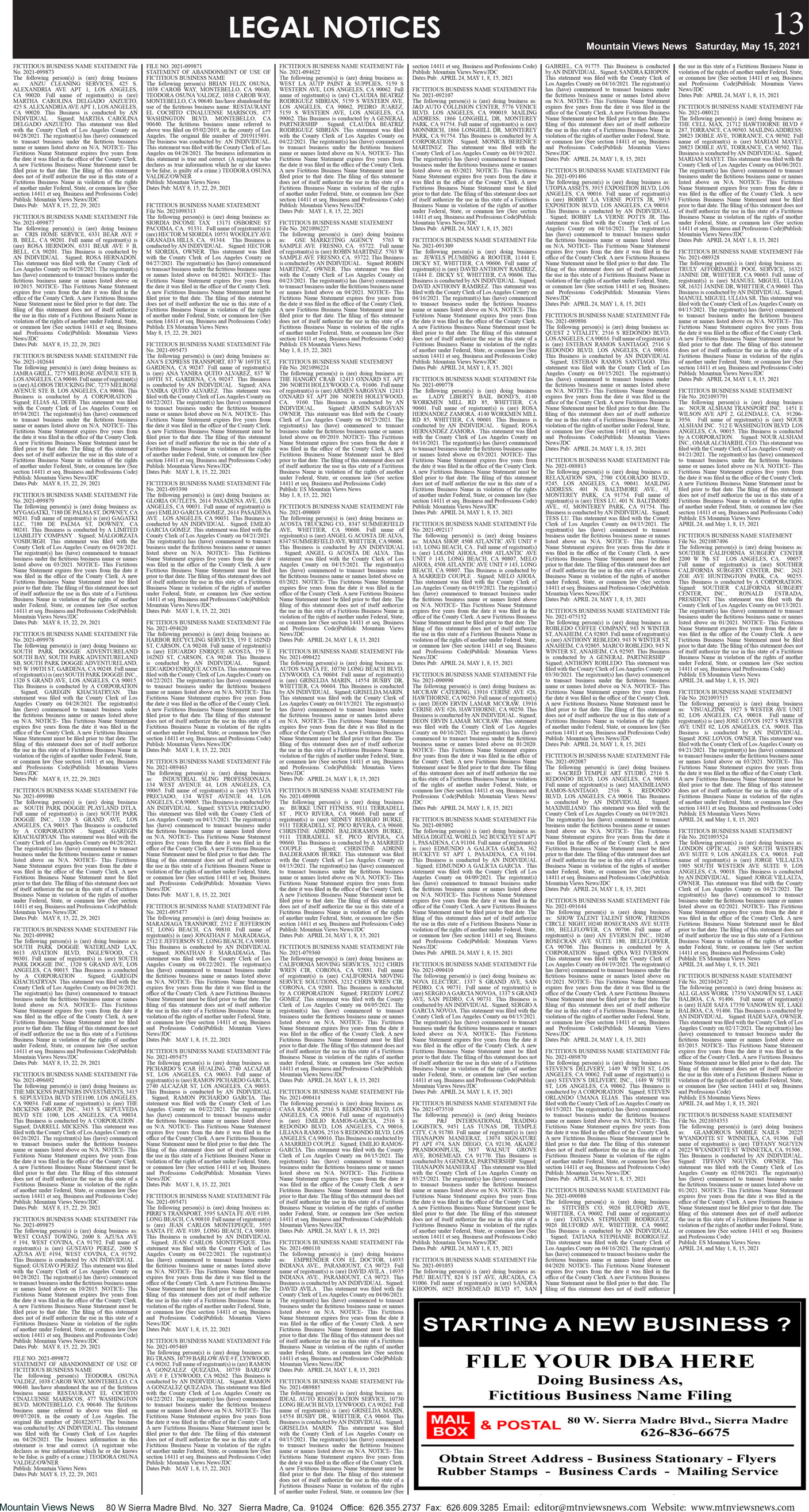 MVNews this week:  Page 13