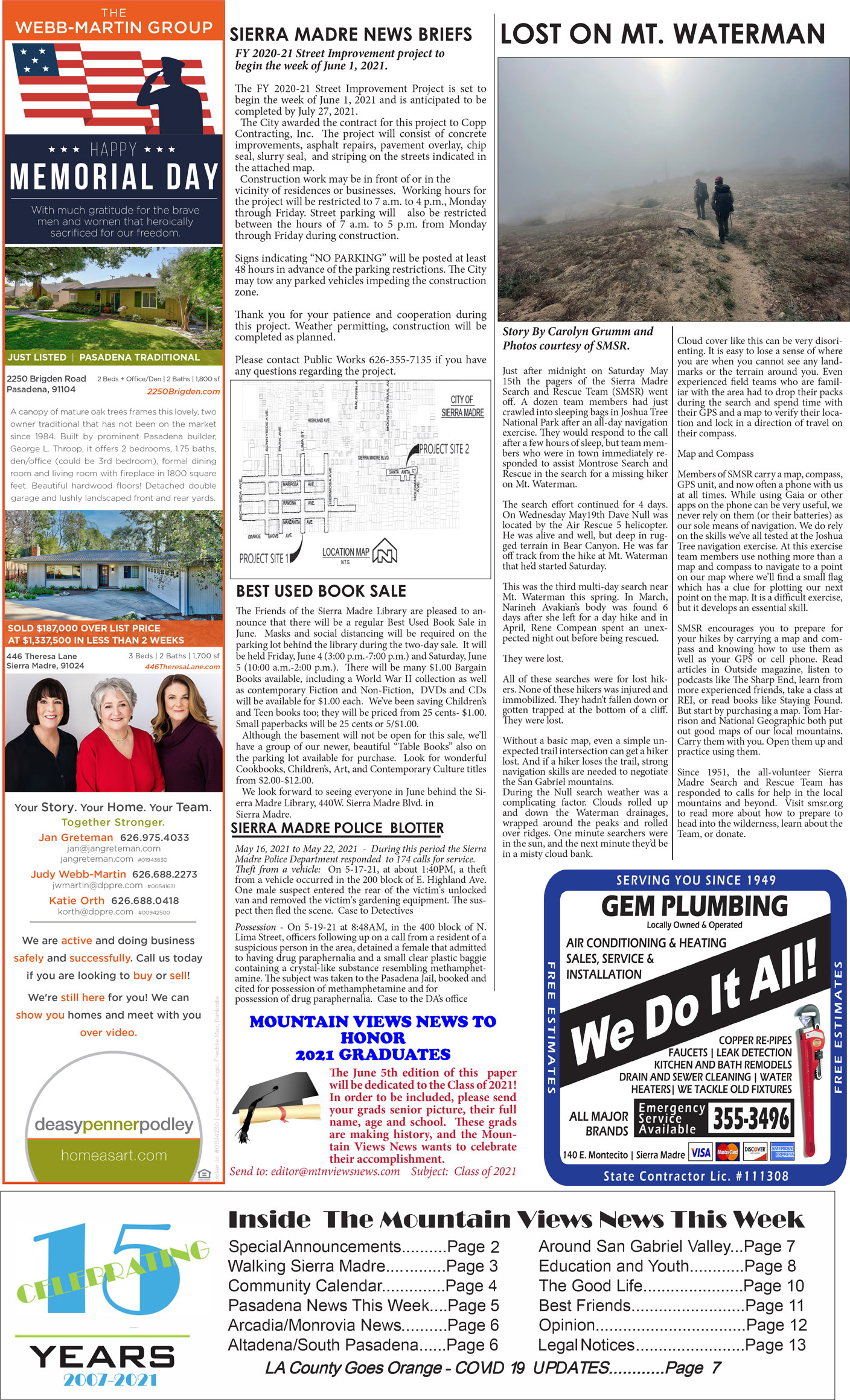 MVNews this week:  Page 1