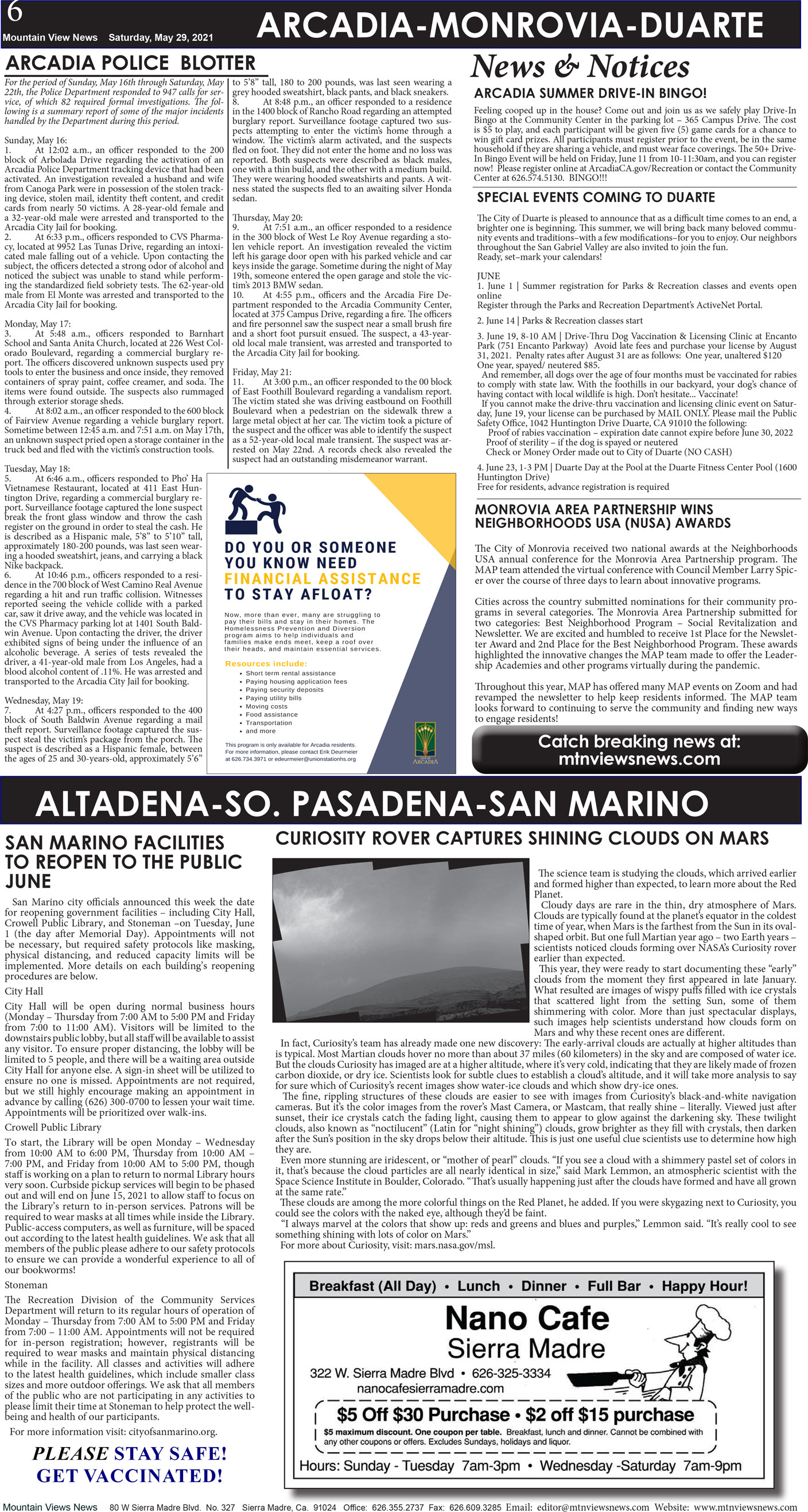 MVNews this week:  Page 6