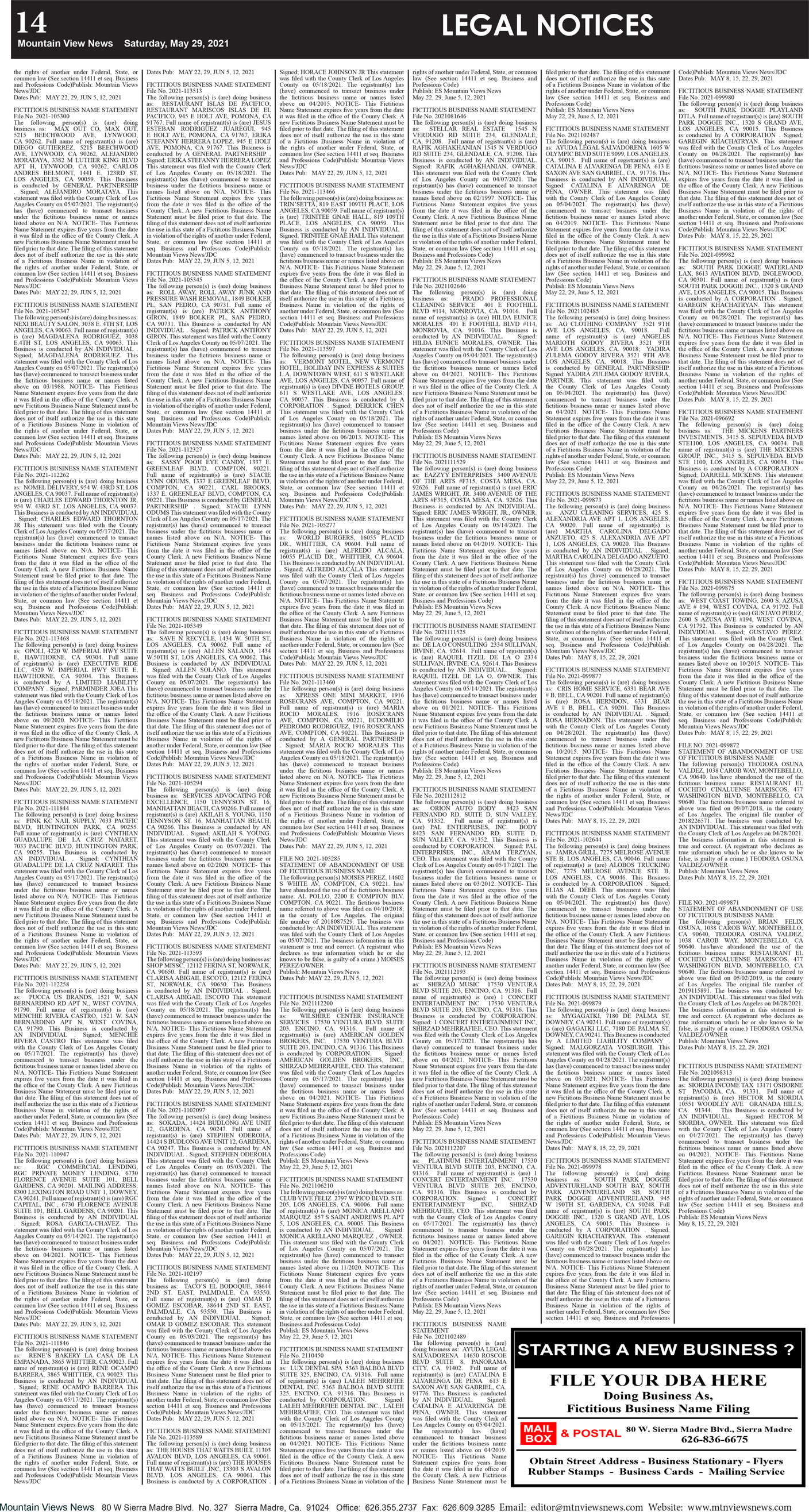 MVNews this week:  Page 14