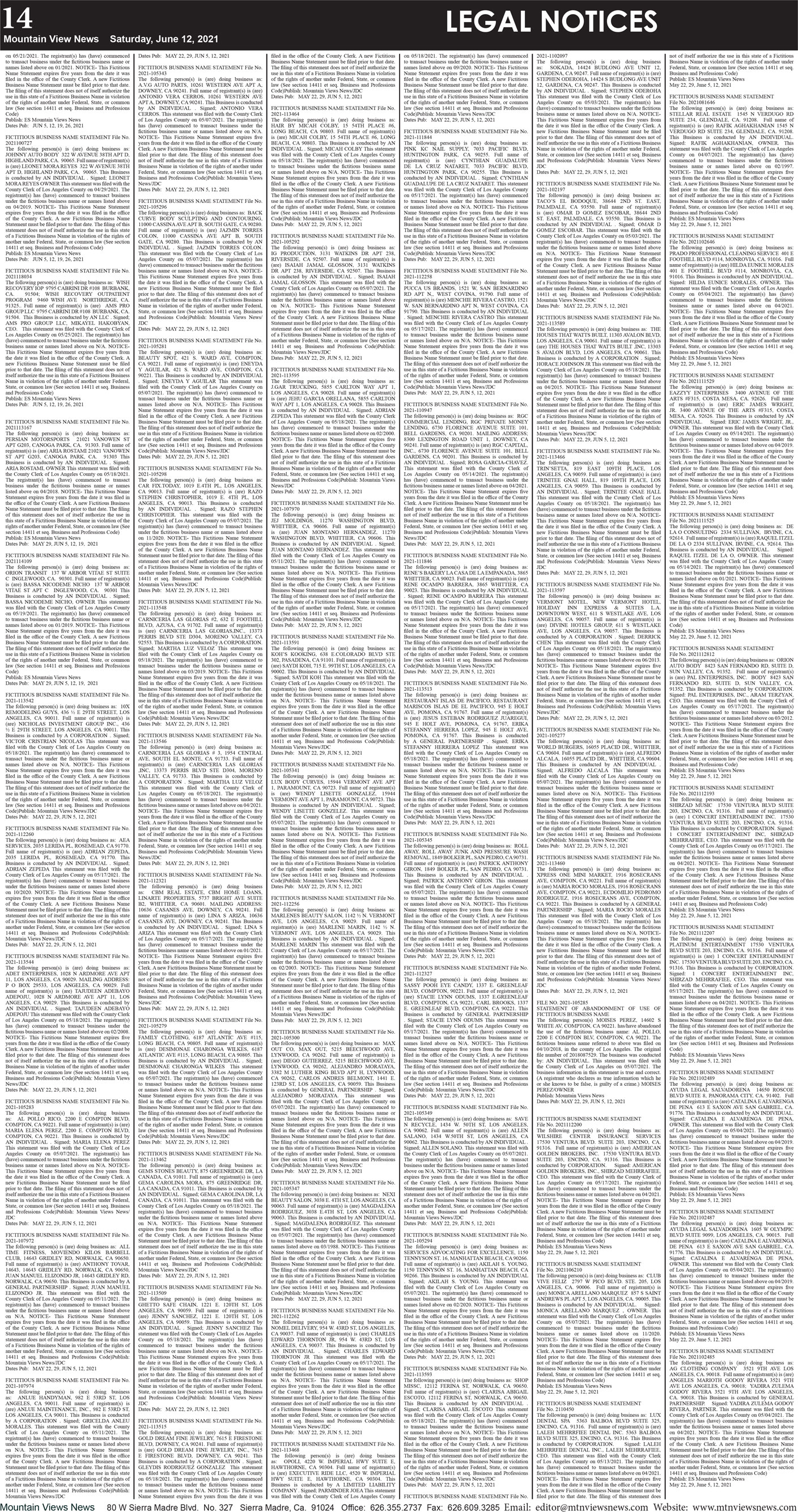 MVNews this week:  Page 14