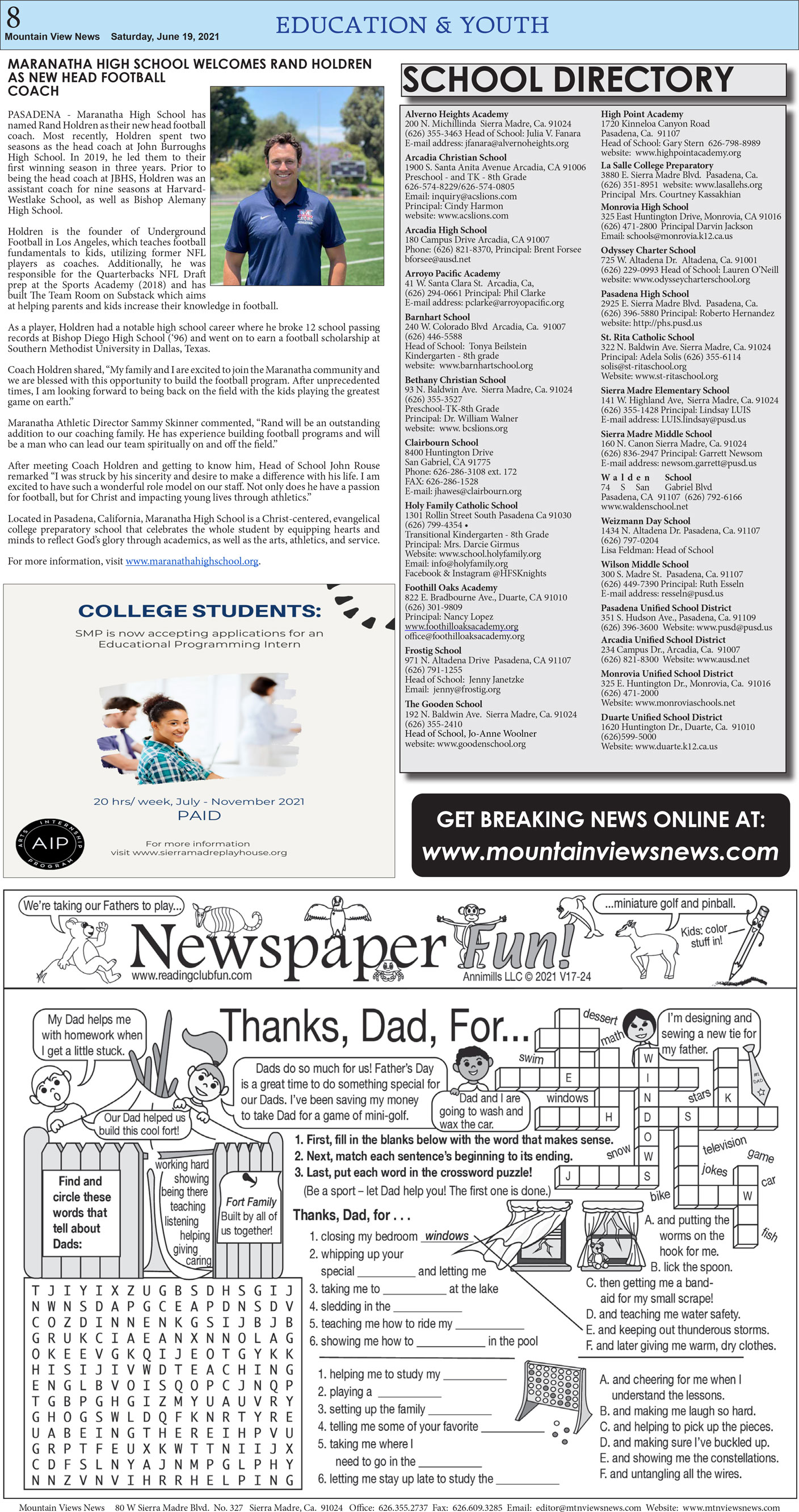 MVNews this week:  Page 8