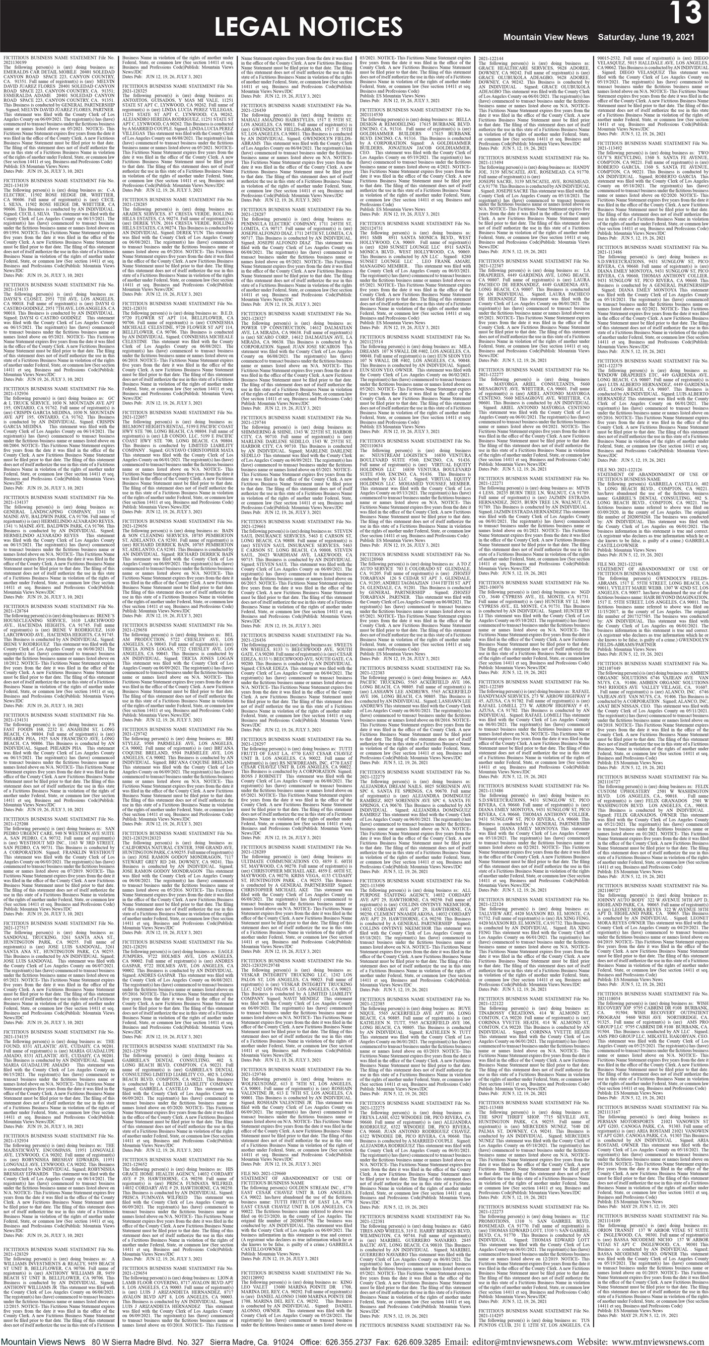 MVNews this week:  Page 13