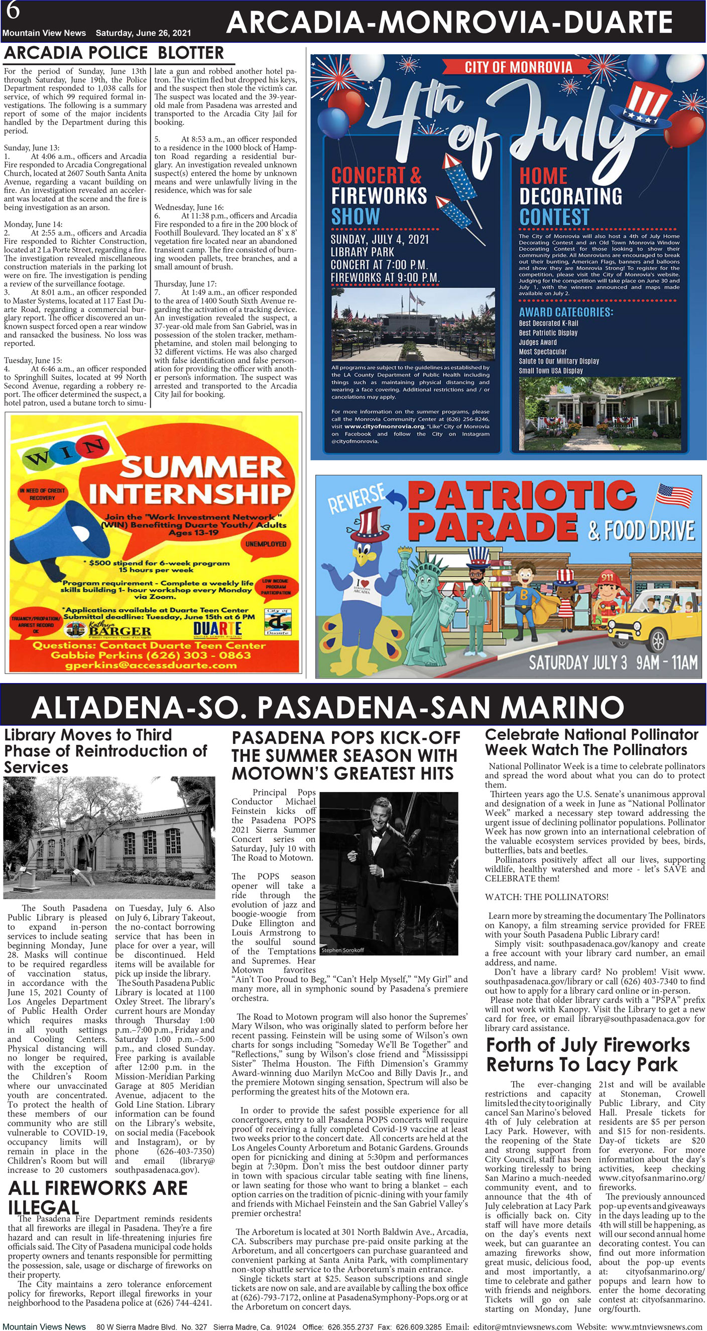 MVNews this week:  Page 6