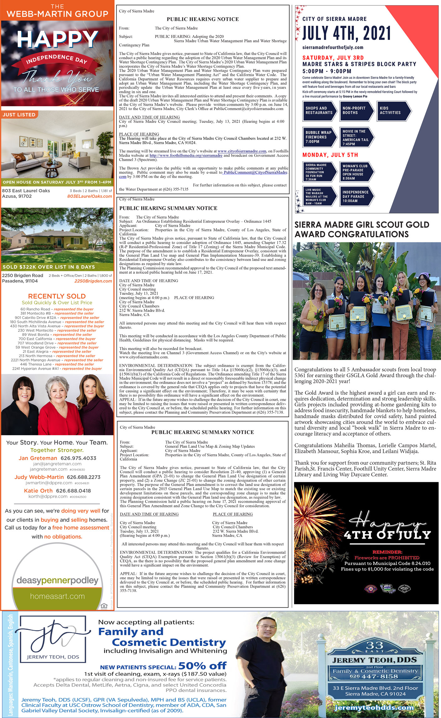 MVNews this week:  Page 1