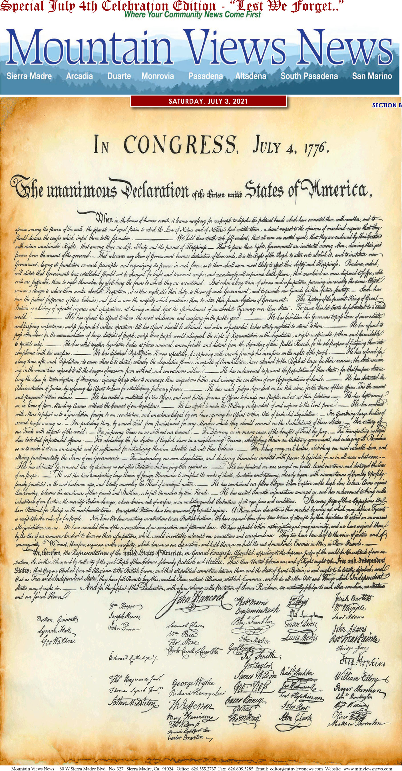 MVNews this week:  Page B:1