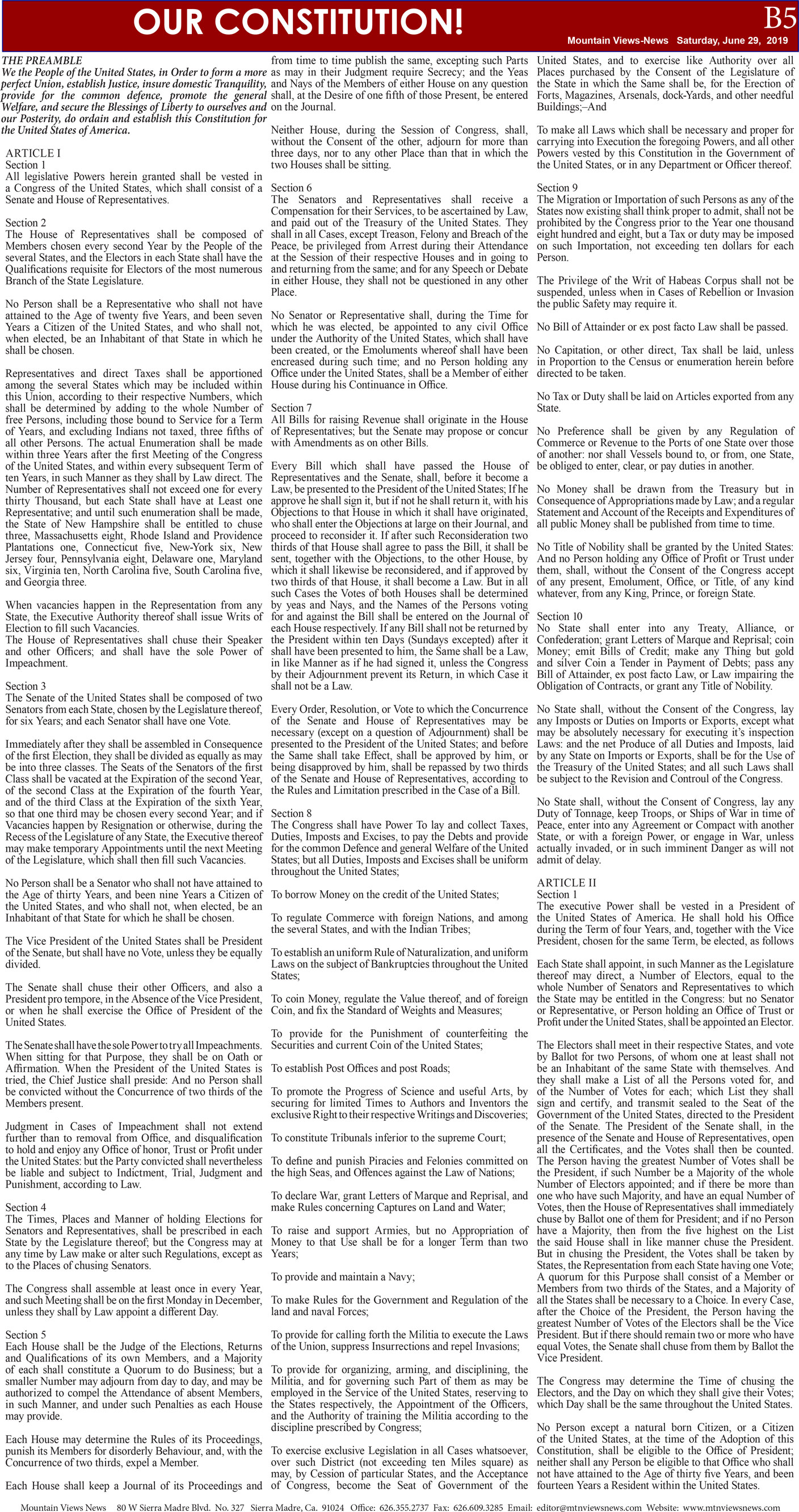 MVNews this week:  Page B:5