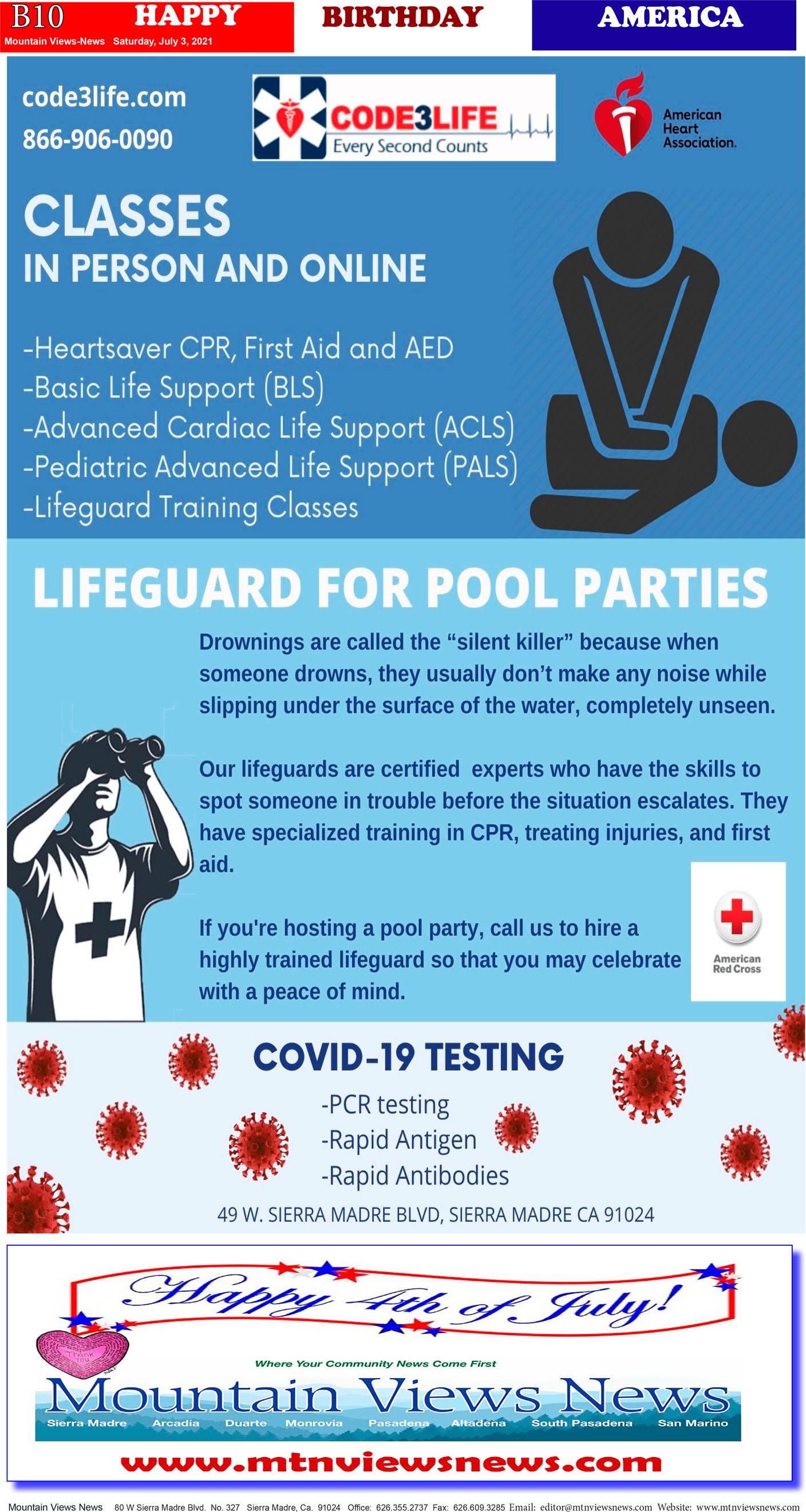 MVNews this week:  Page B:10