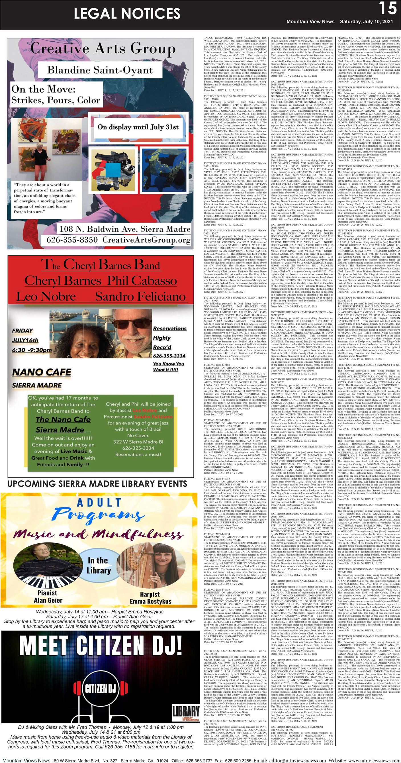 MVNews this week:  Page 15