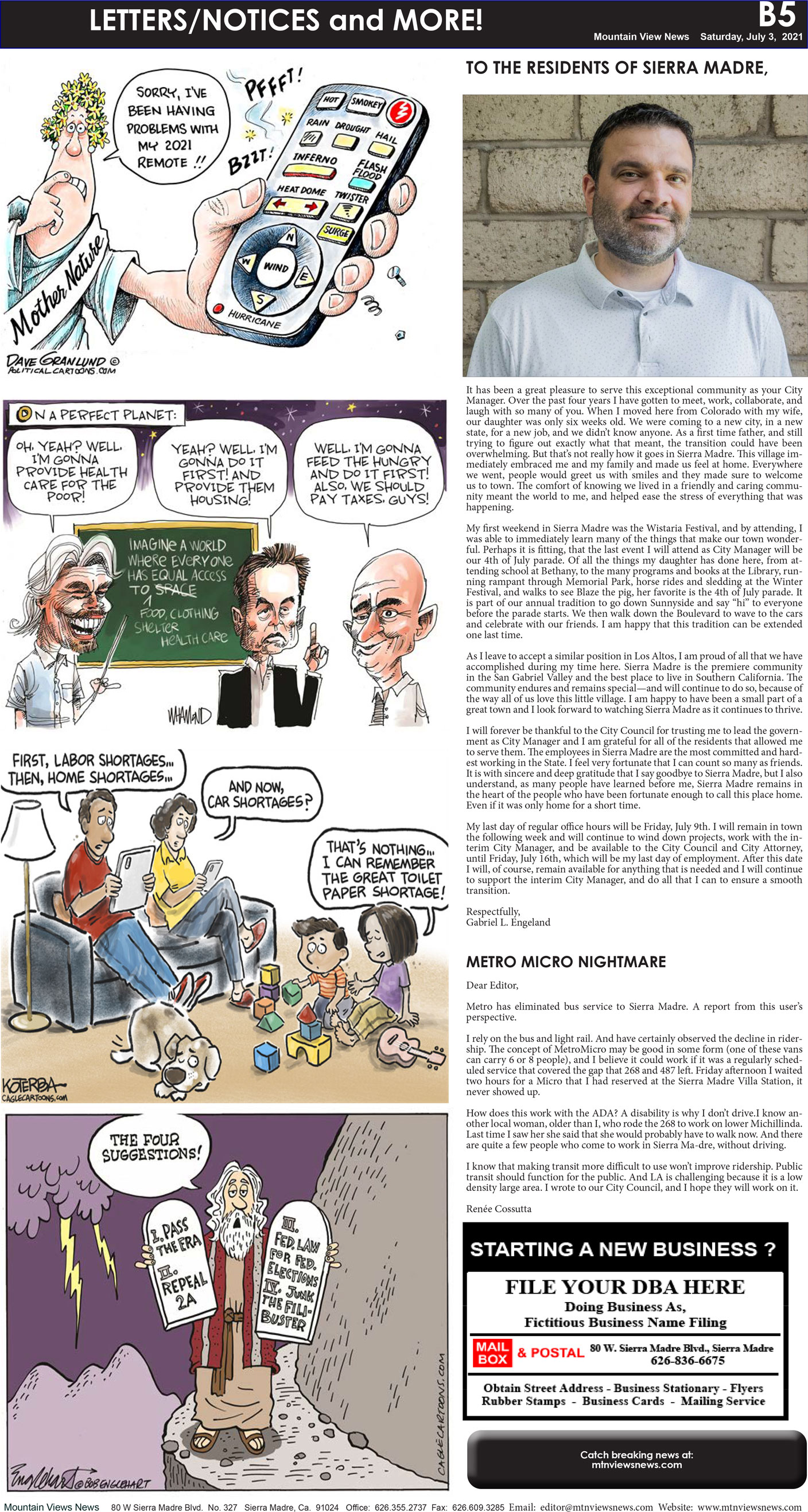 MVNews this week:  Page B:5