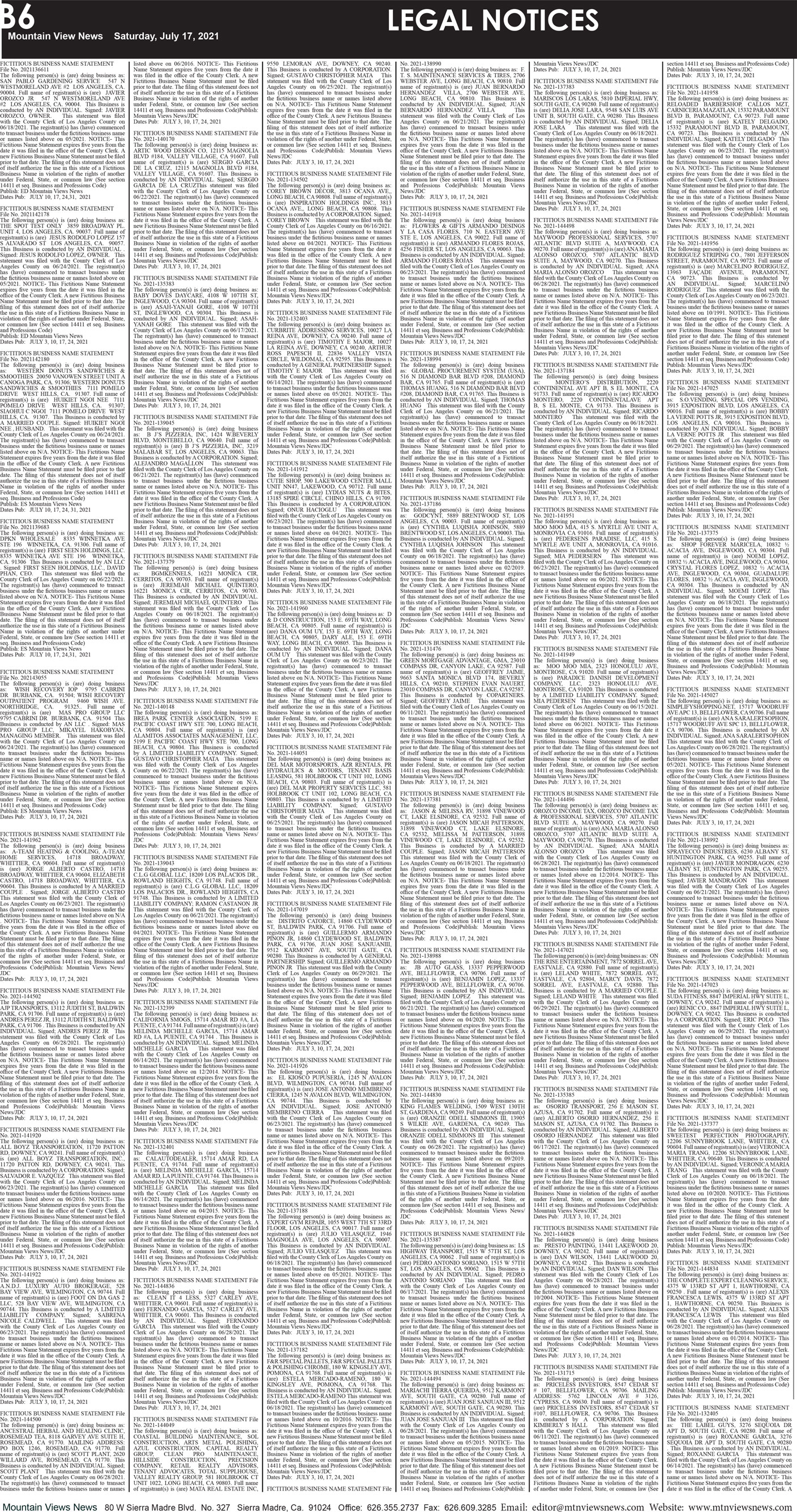 MVNews this week:  Page B:6