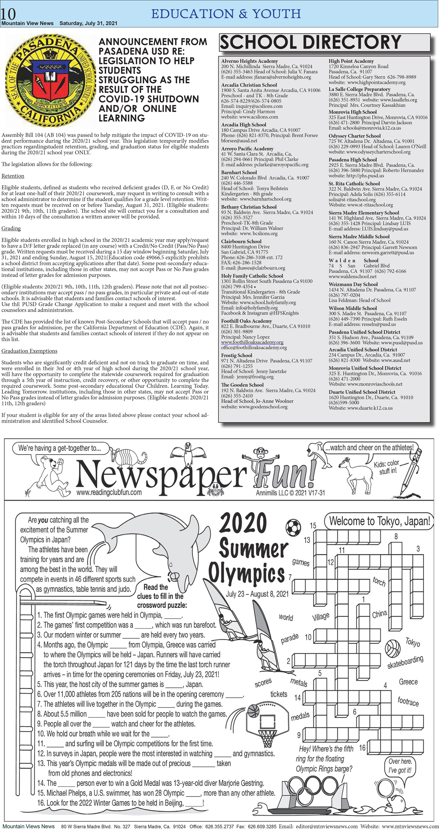 MVNews this week:  Page 10