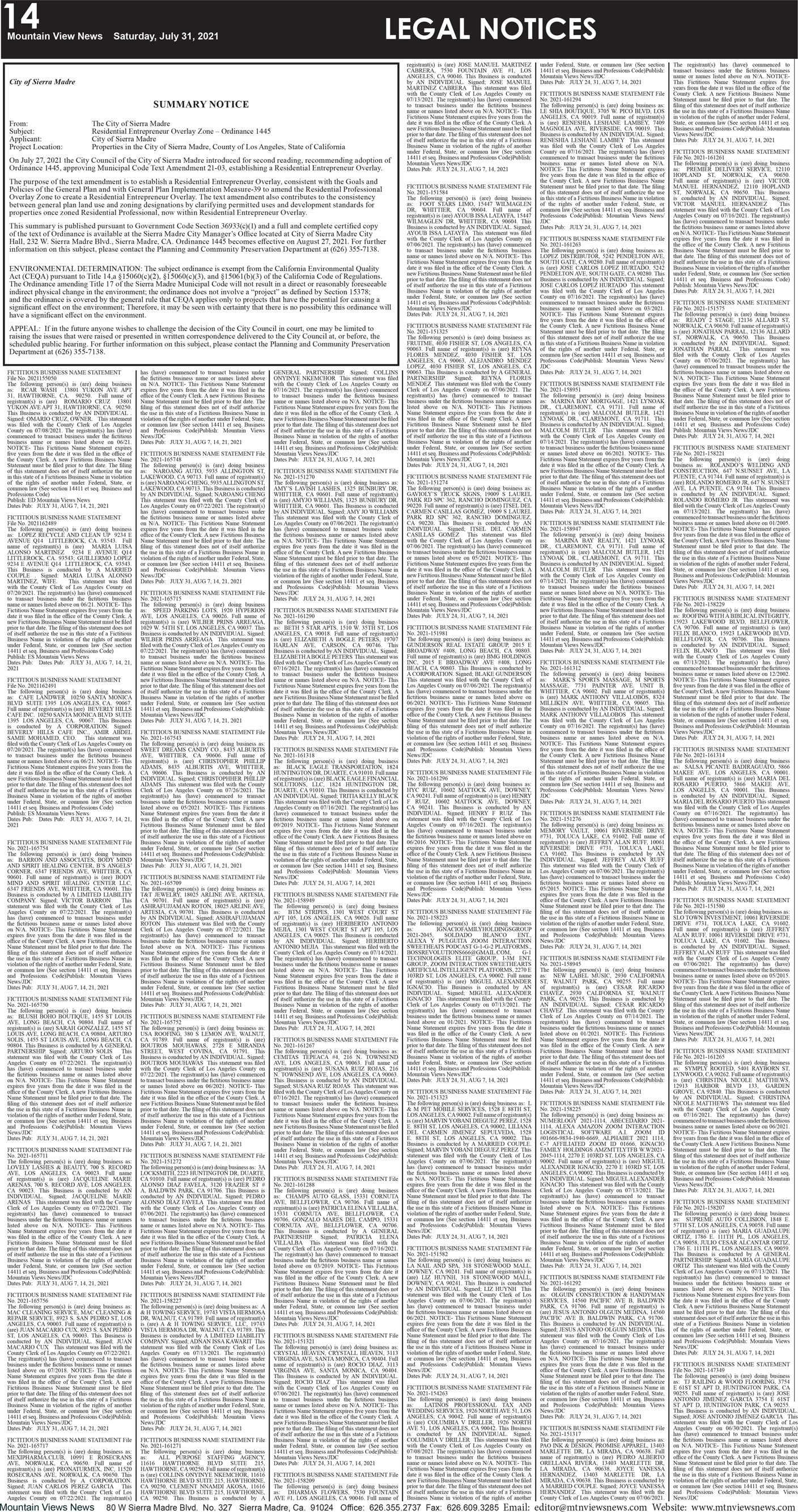 MVNews this week:  Page 14