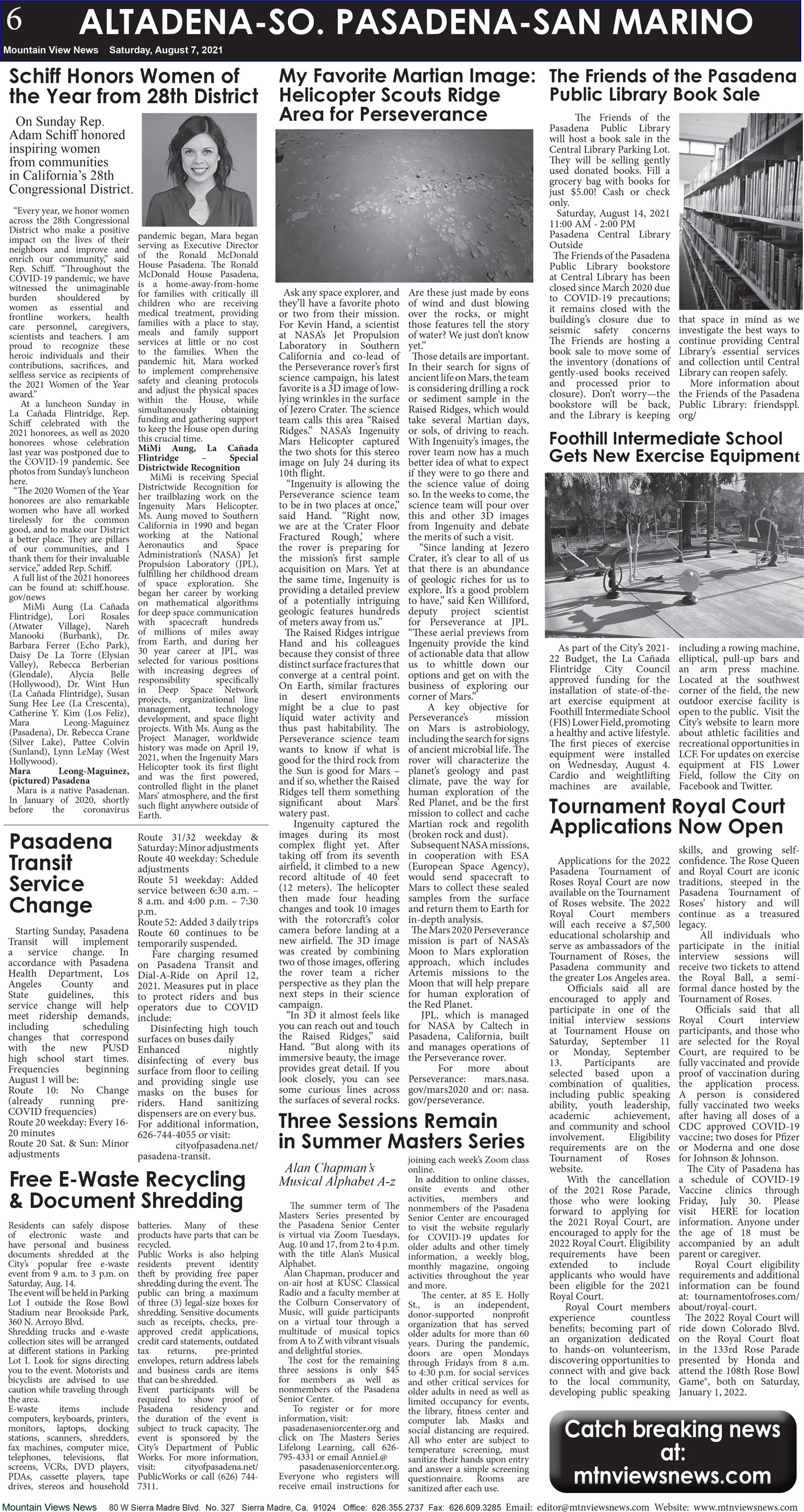 MVNews this week:  Page 6