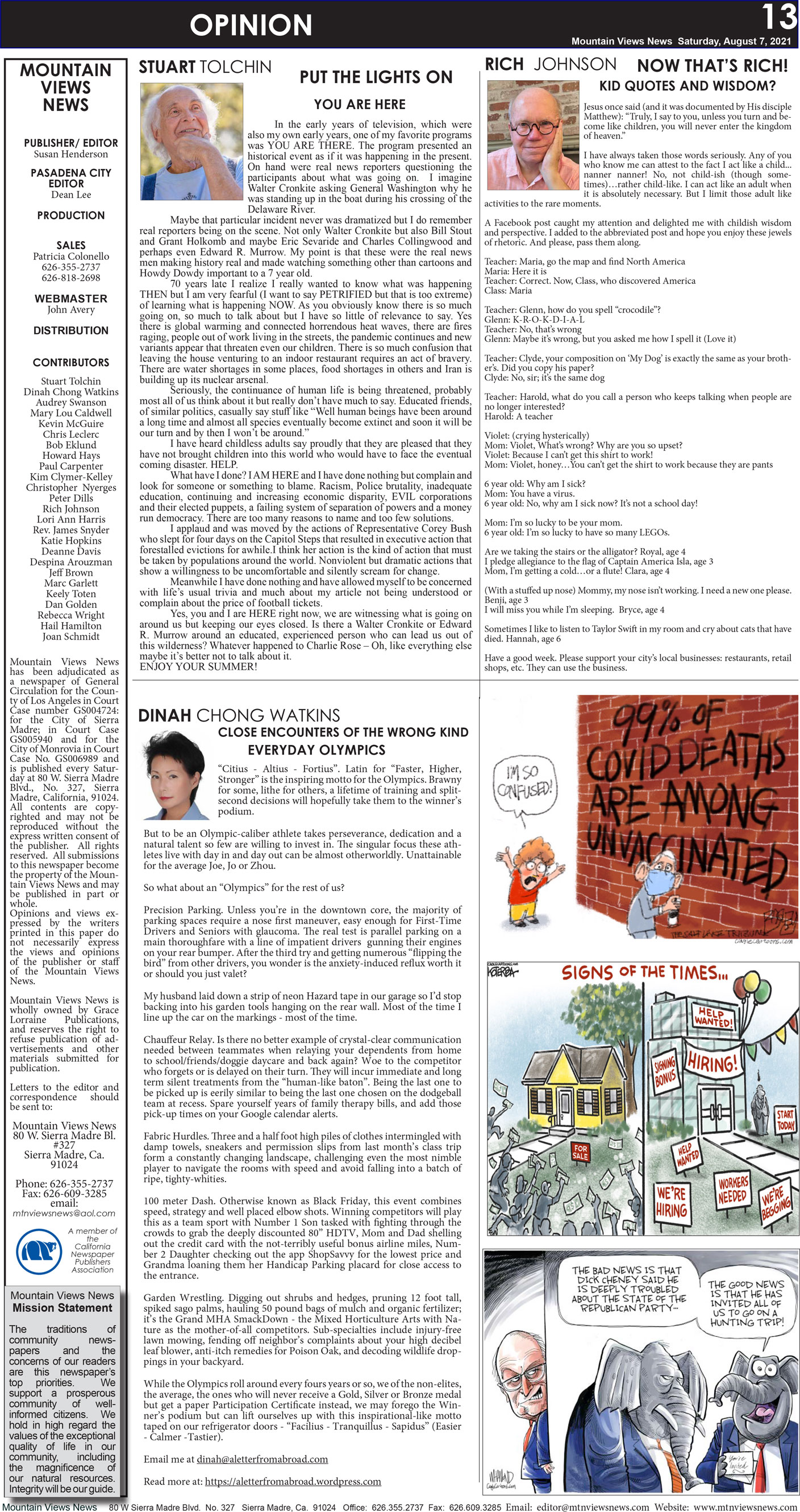 MVNews this week:  Page 13