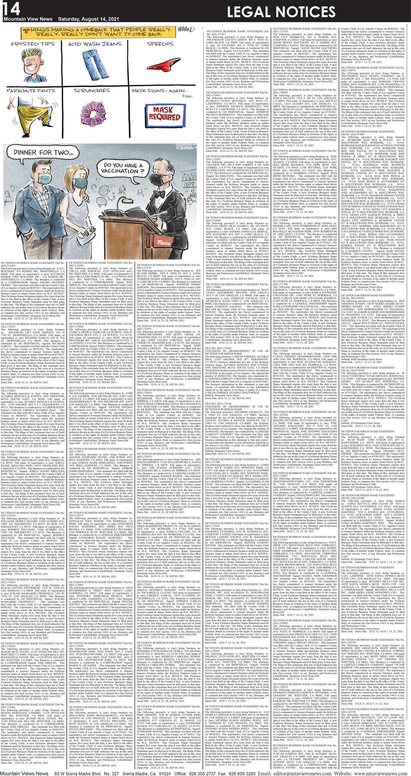 MVNews this week:  Page 14