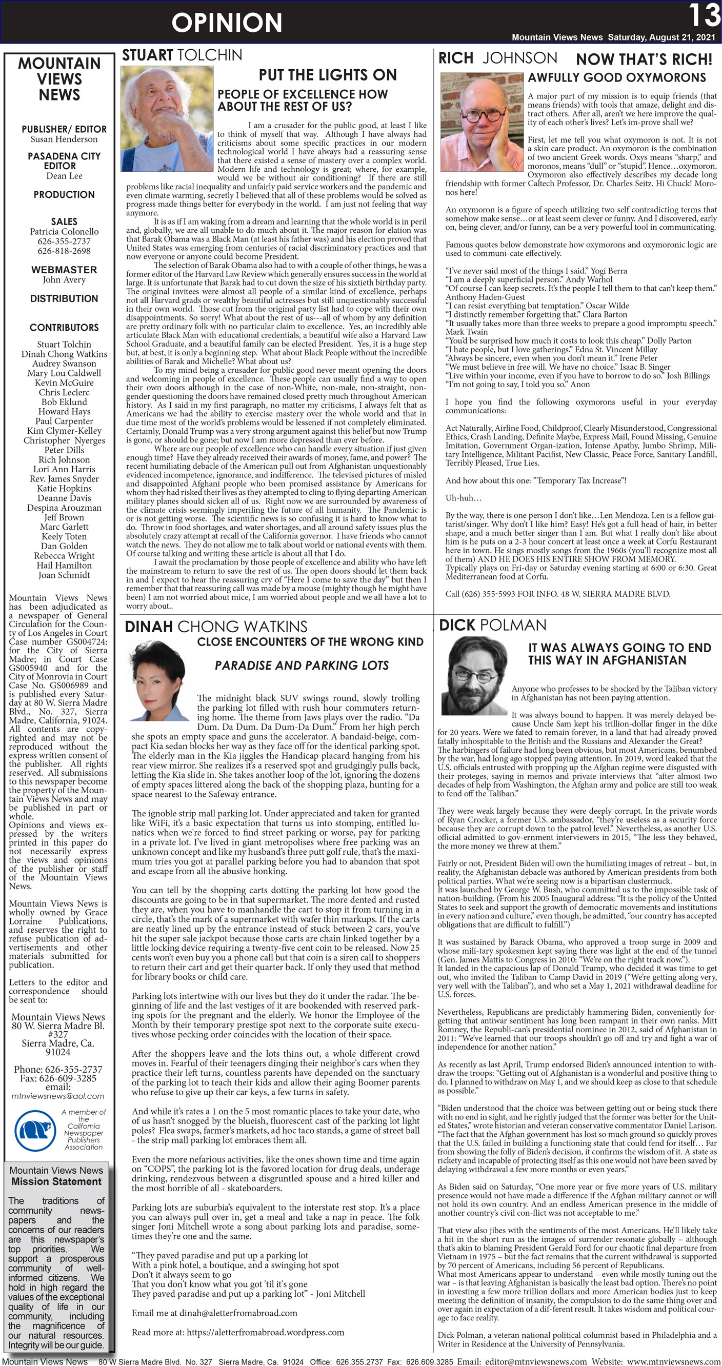 MVNews this week:  Page 13