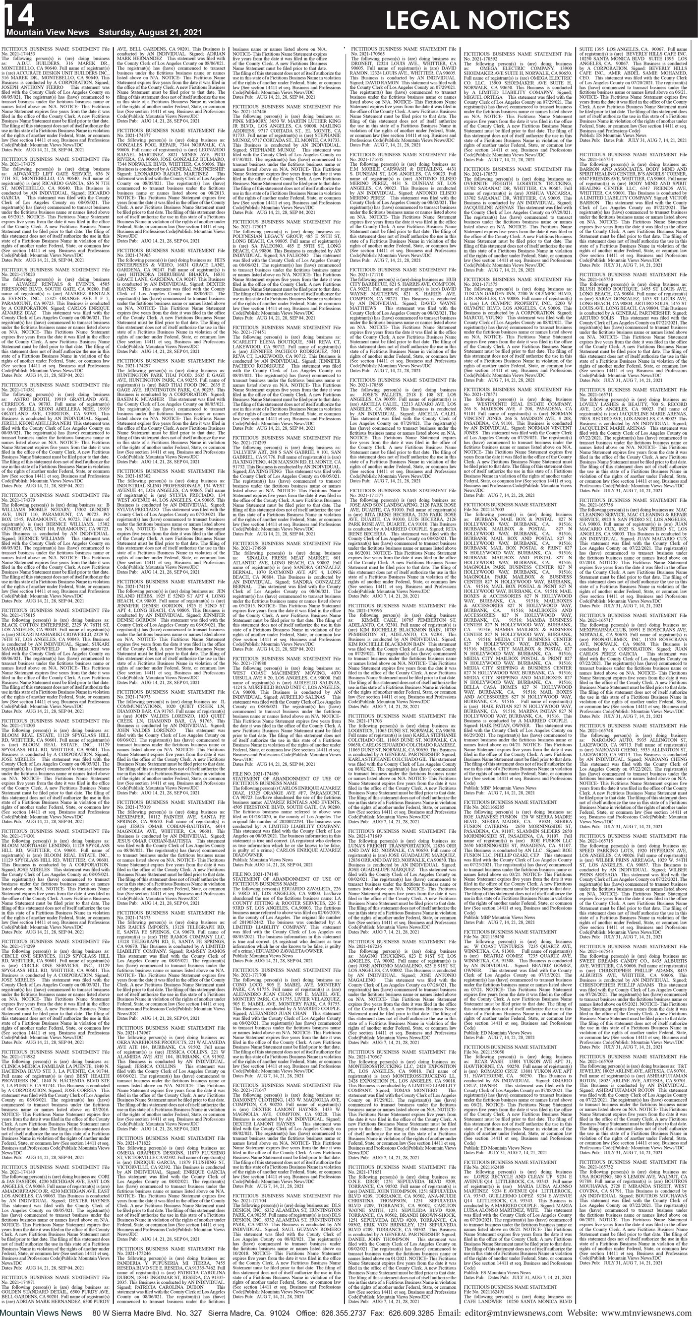 MVNews this week:  Page 14