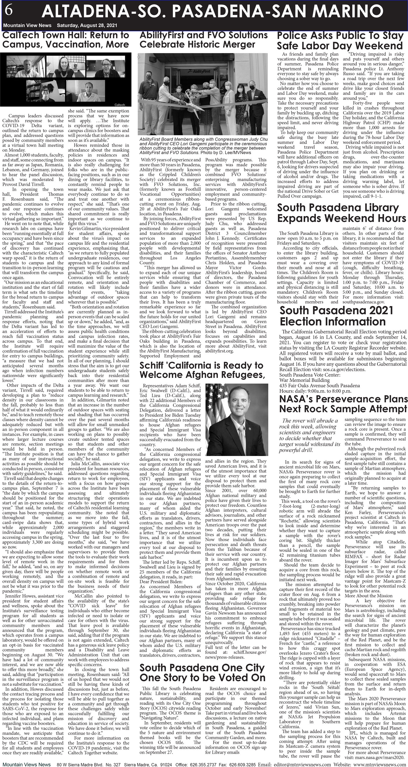 MVNews this week:  Page 6