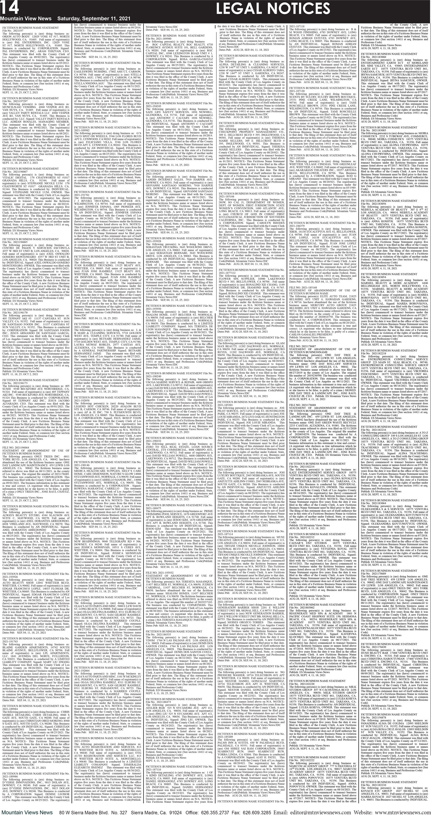 MVNews this week:  Page 14