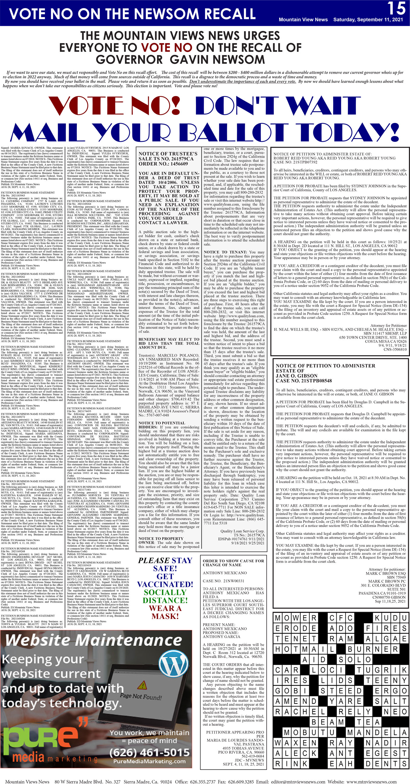 MVNews this week:  Page 15