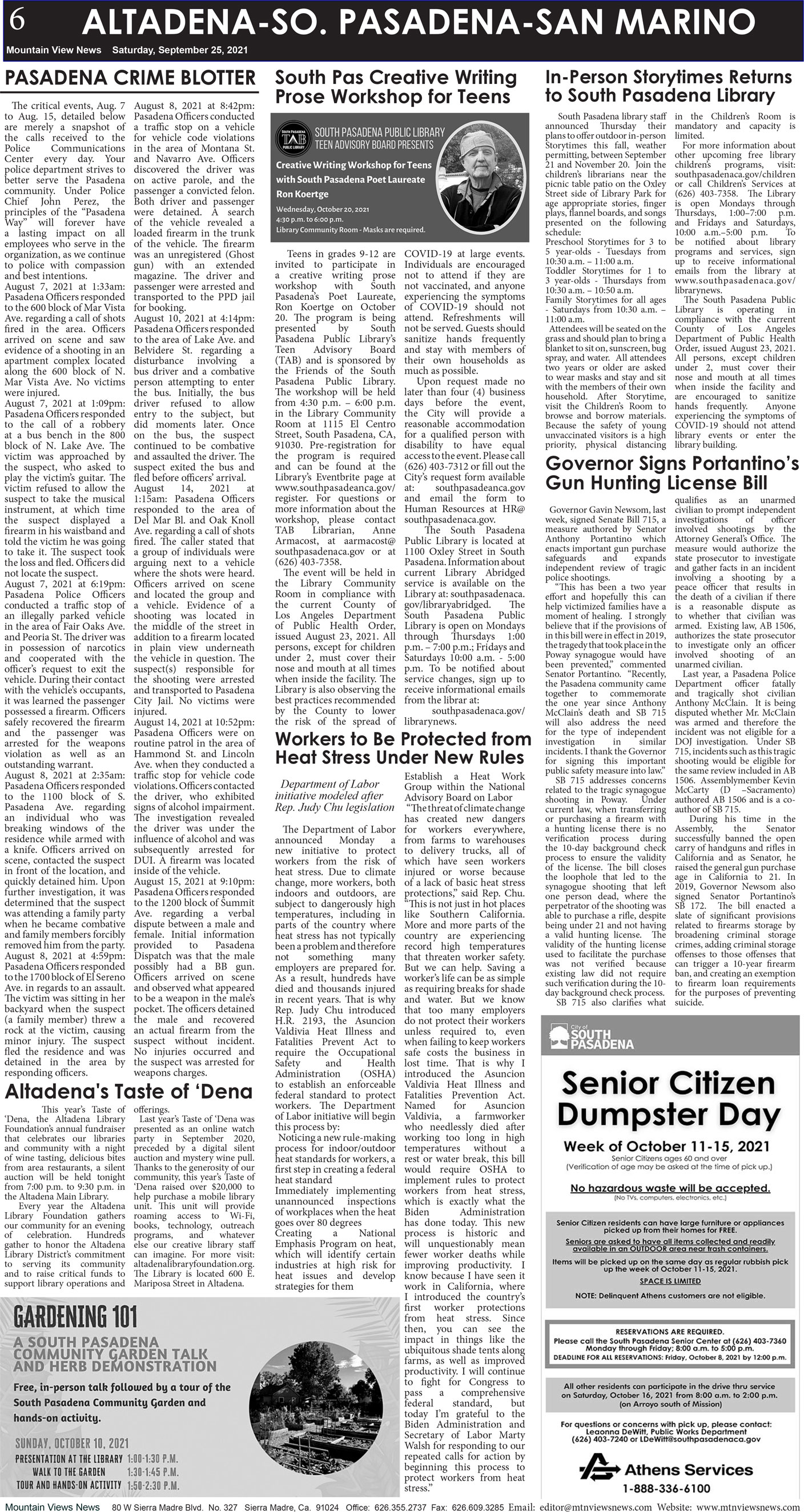 MVNews this week:  Page 6