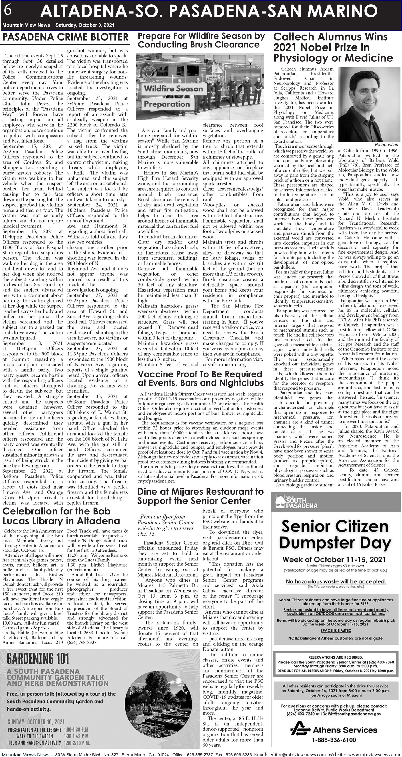 MVNews this week:  Page 6