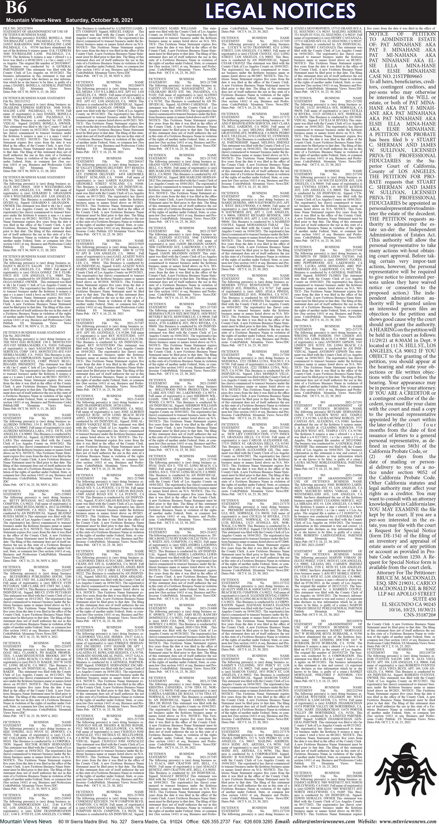 MVNews this week:  Page B:6