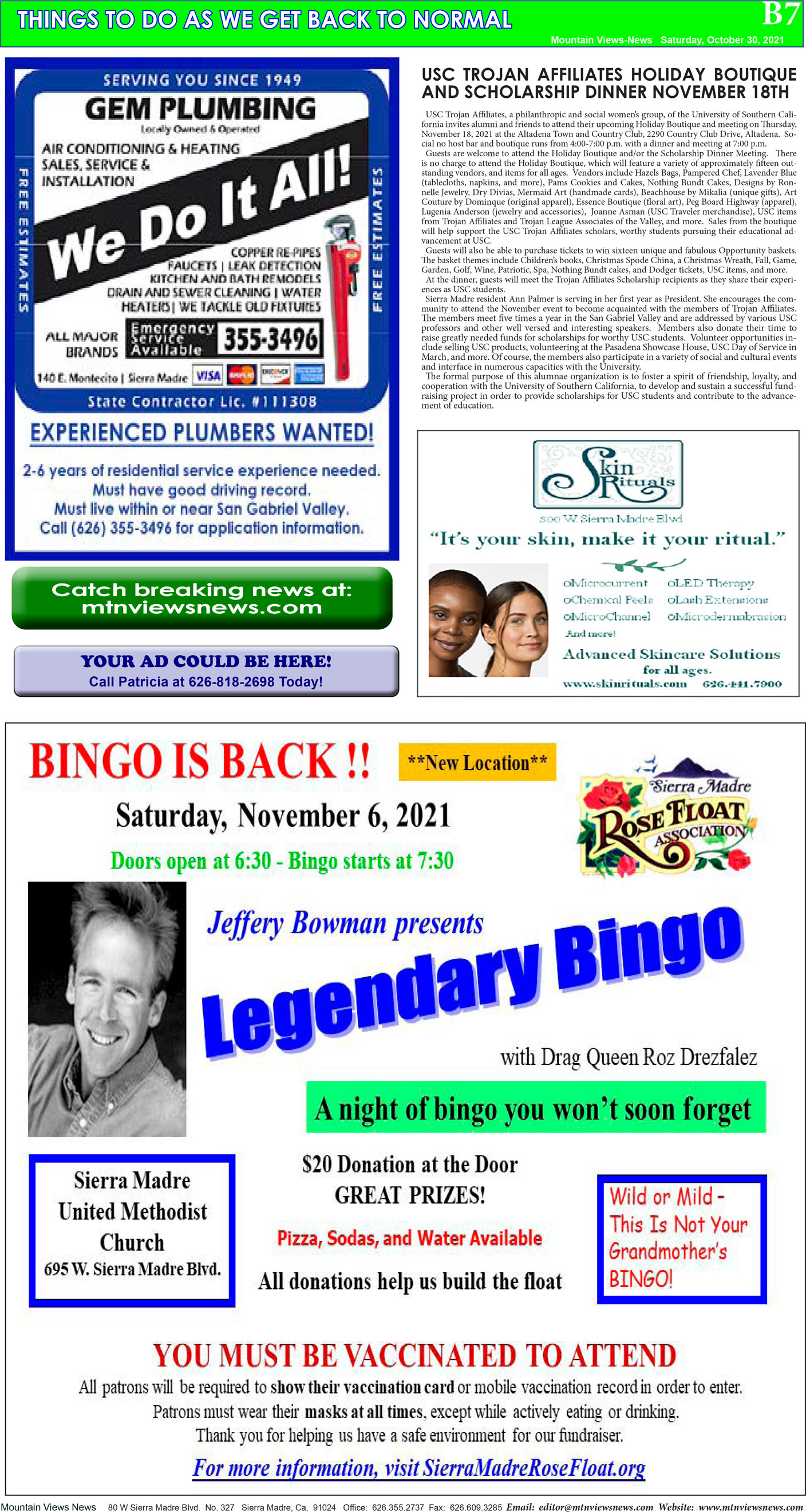 MVNews this week:  Page B:7