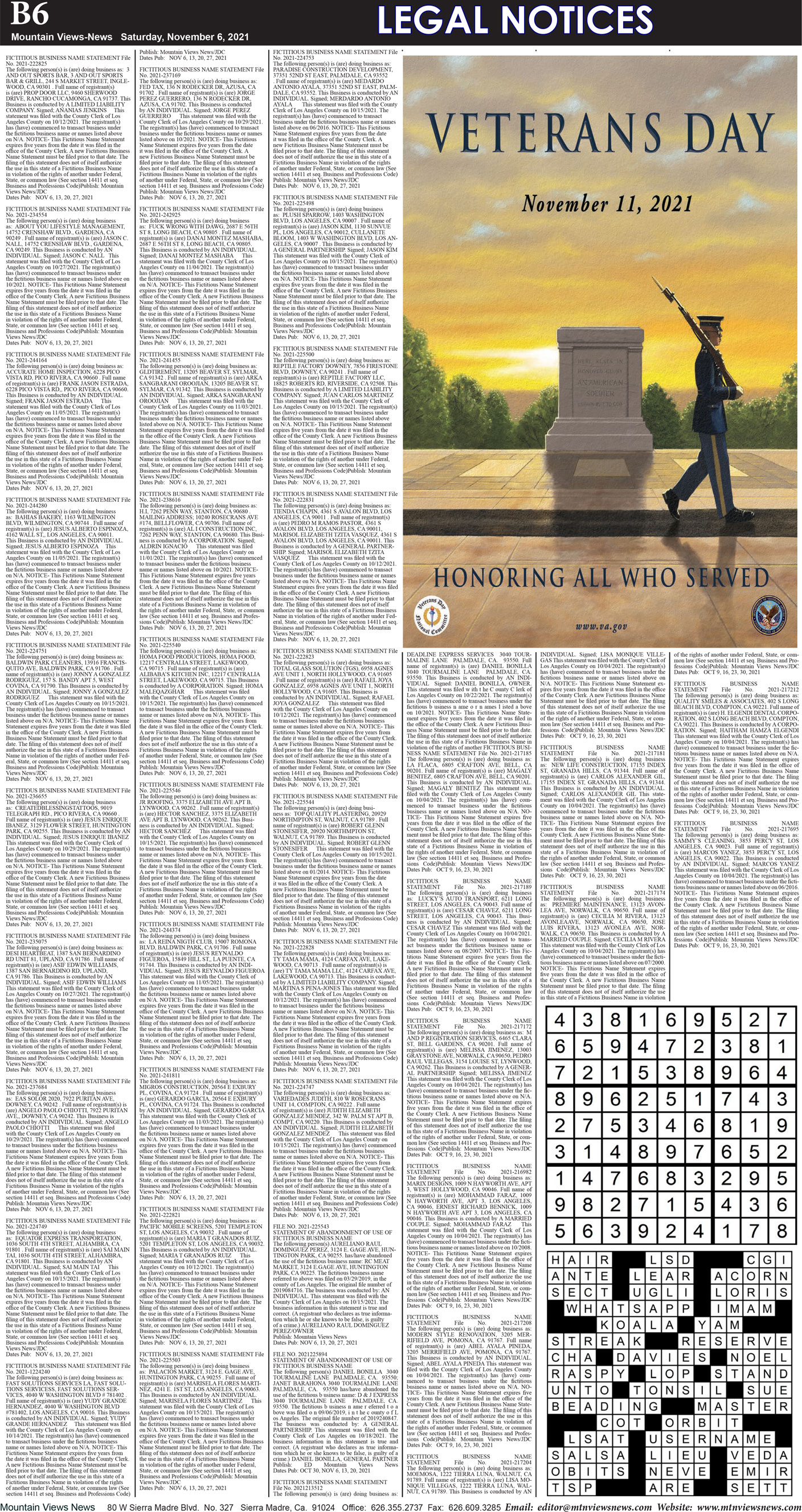 MVNews this week:  Page B:6