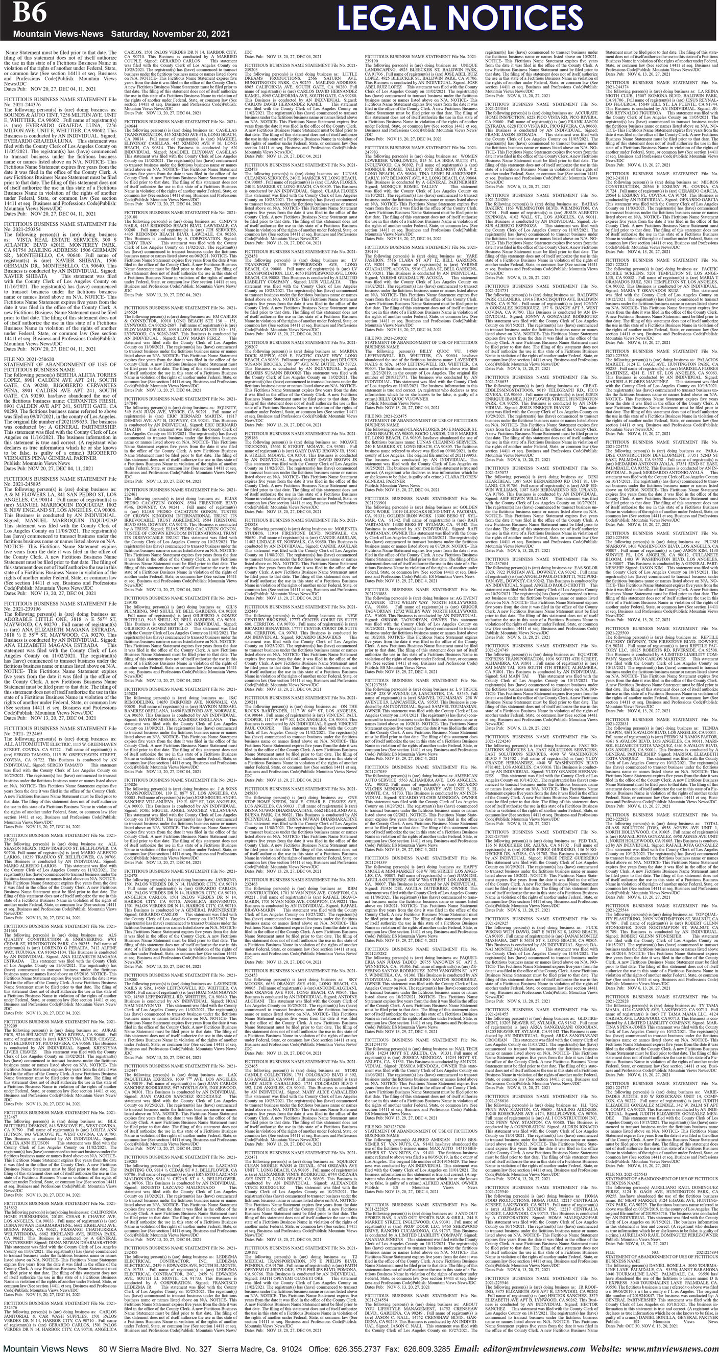 MVNews this week:  Page B:6