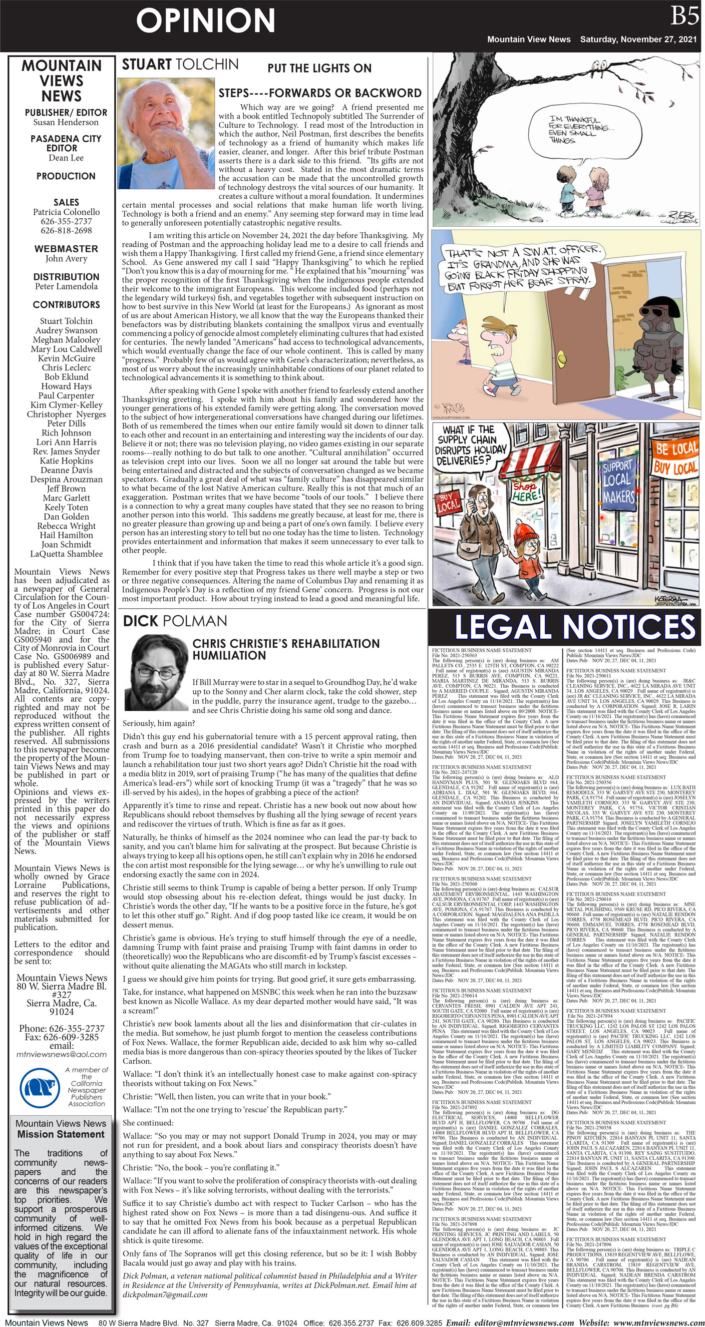 MVNews this week:  Page B:5