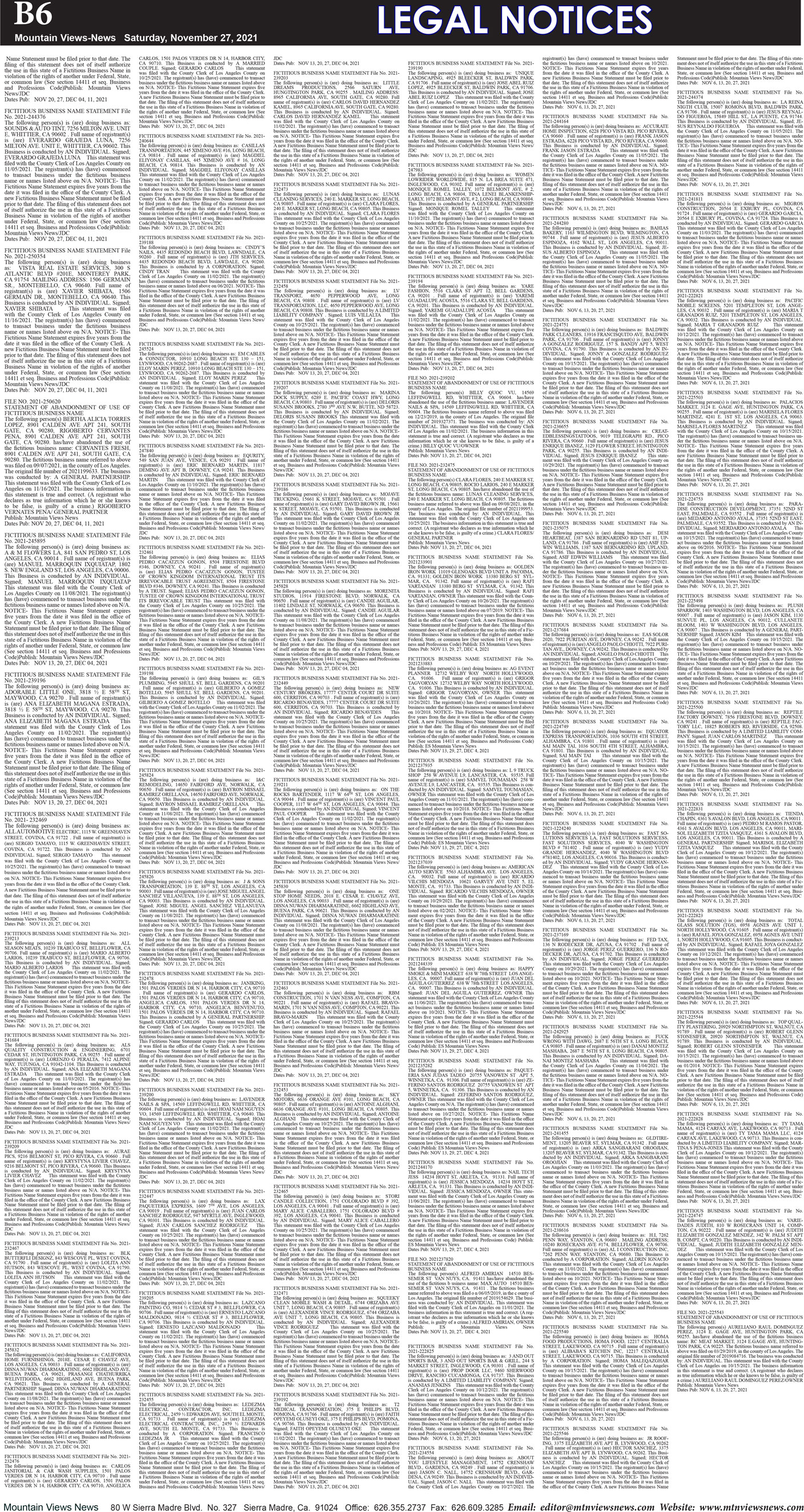 MVNews this week:  Page B:6