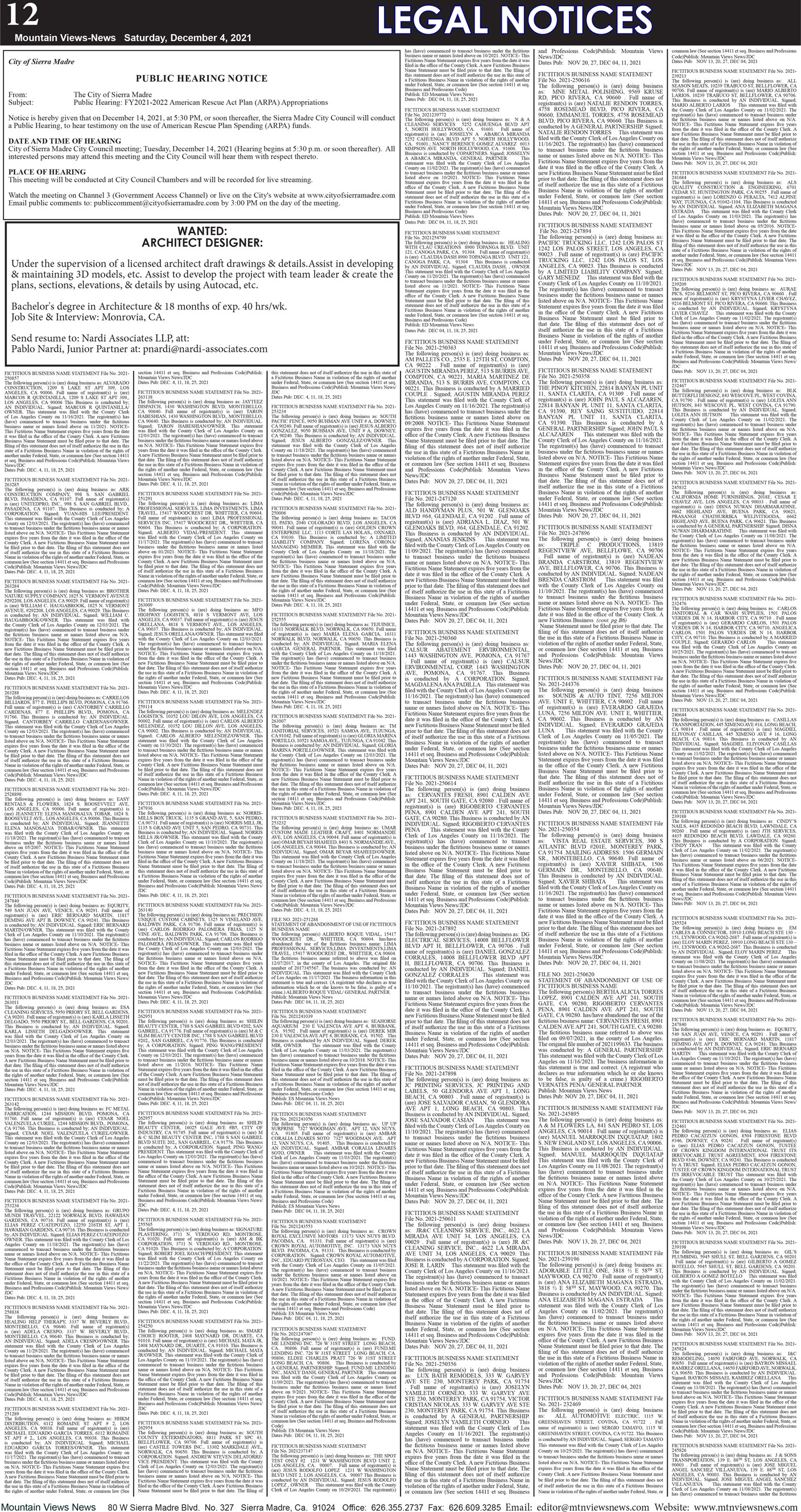 MVNews this week:  Page 12