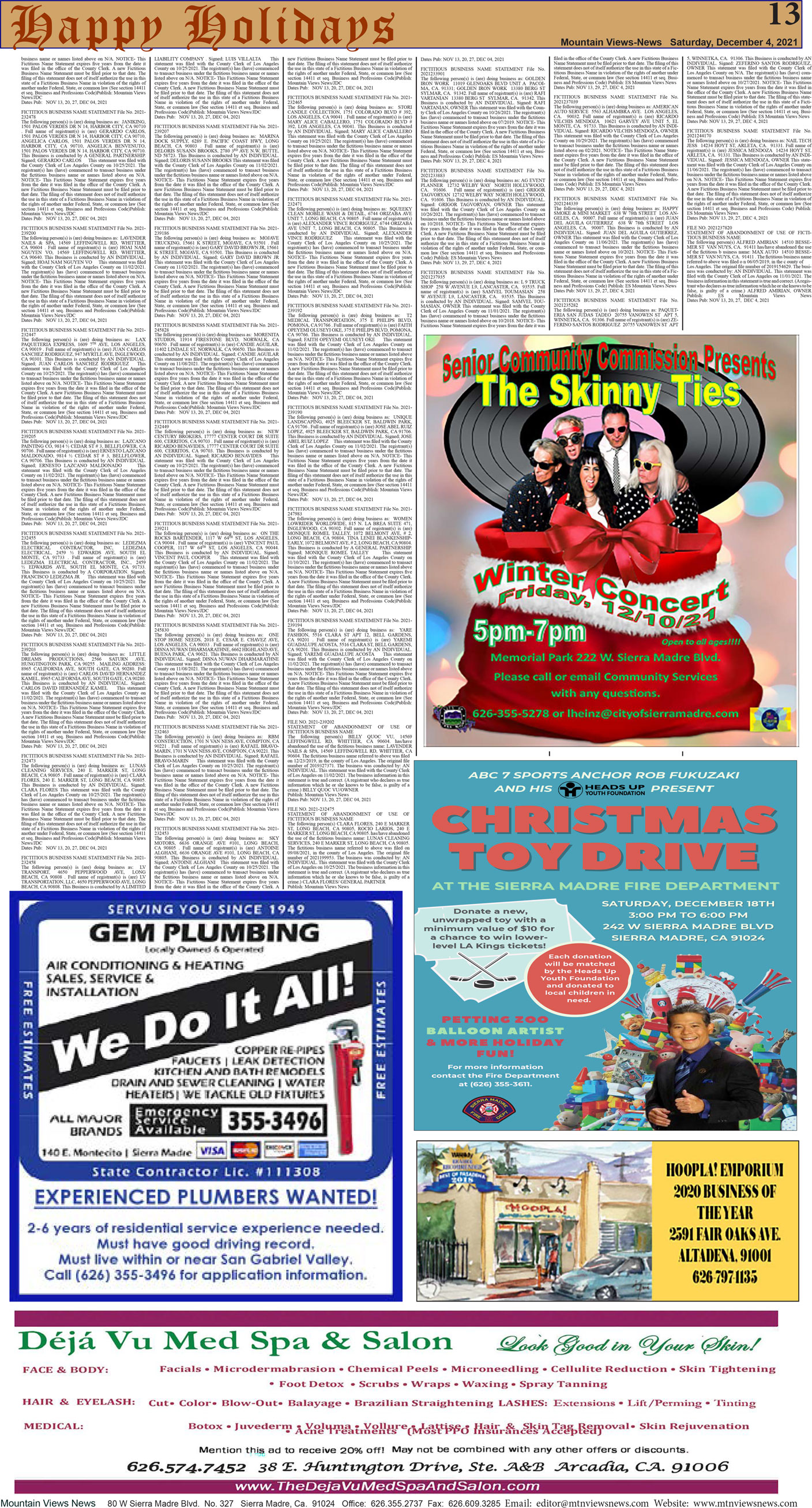 MVNews this week:  Page 13