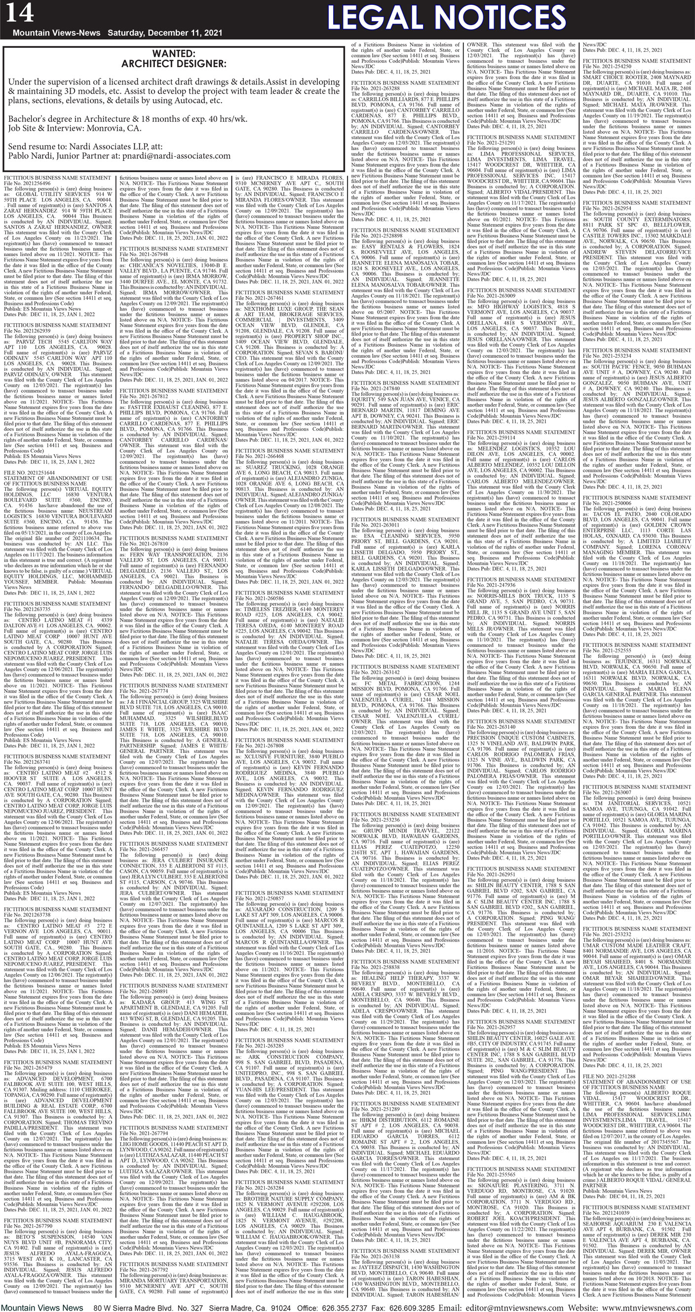 MVNews this week:  Page 14