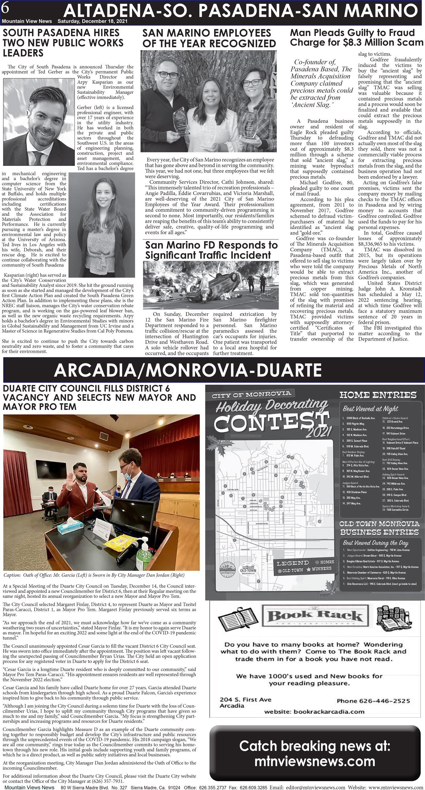 MVNews this week:  Page 6
