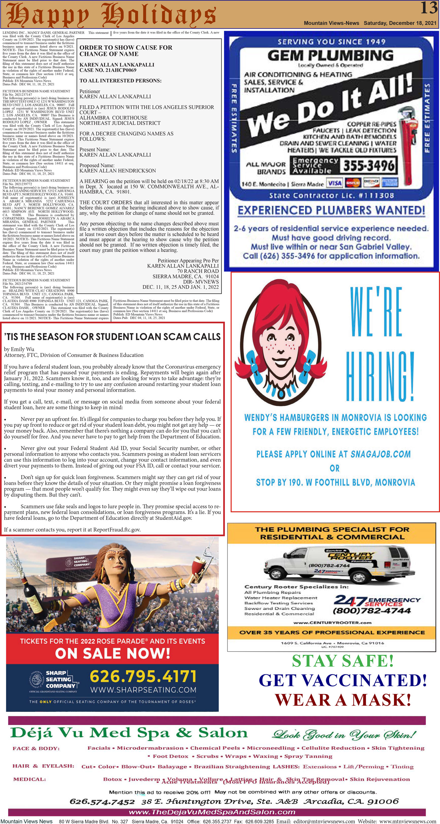 MVNews this week:  Page 13