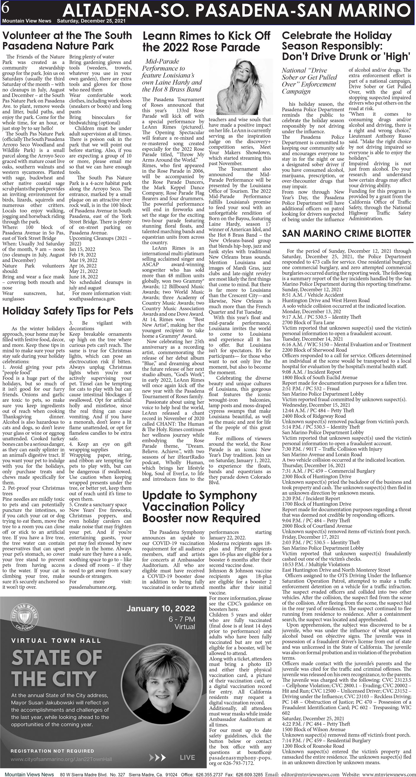 MVNews this week:  Page 6