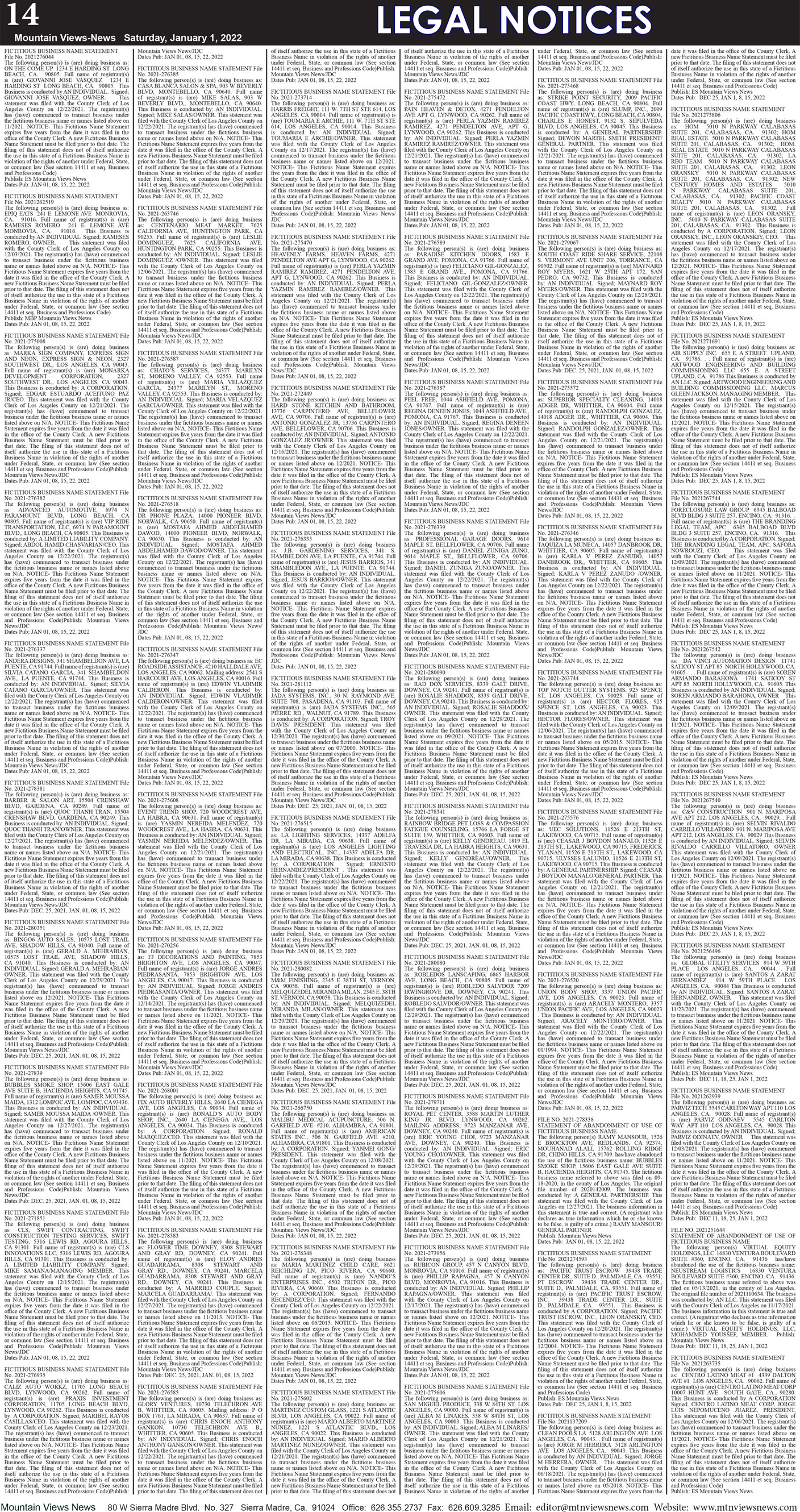 MVNews this week:  Page 14