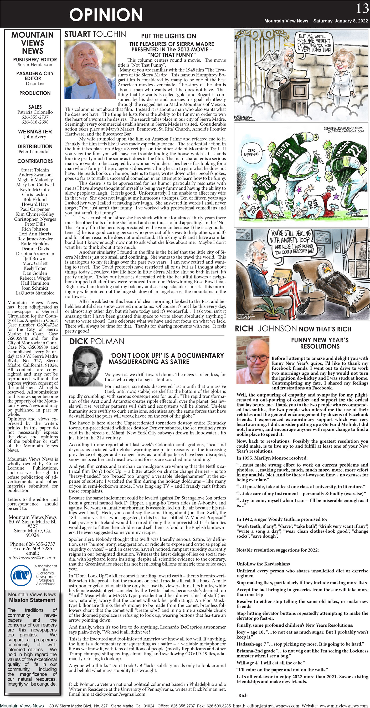 MVNews this week:  Page 13