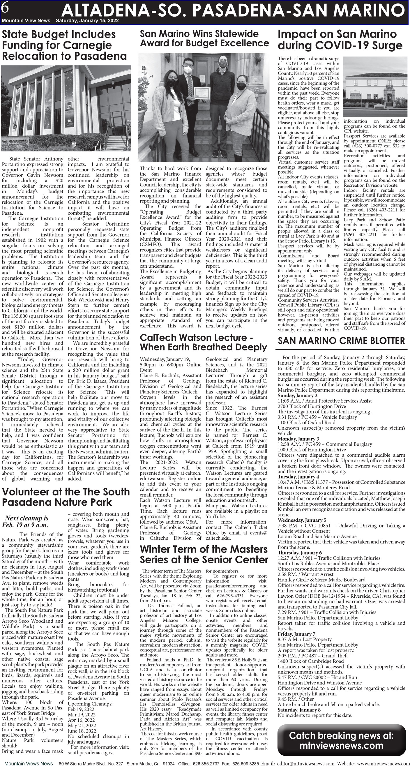 MVNews this week:  Page 6