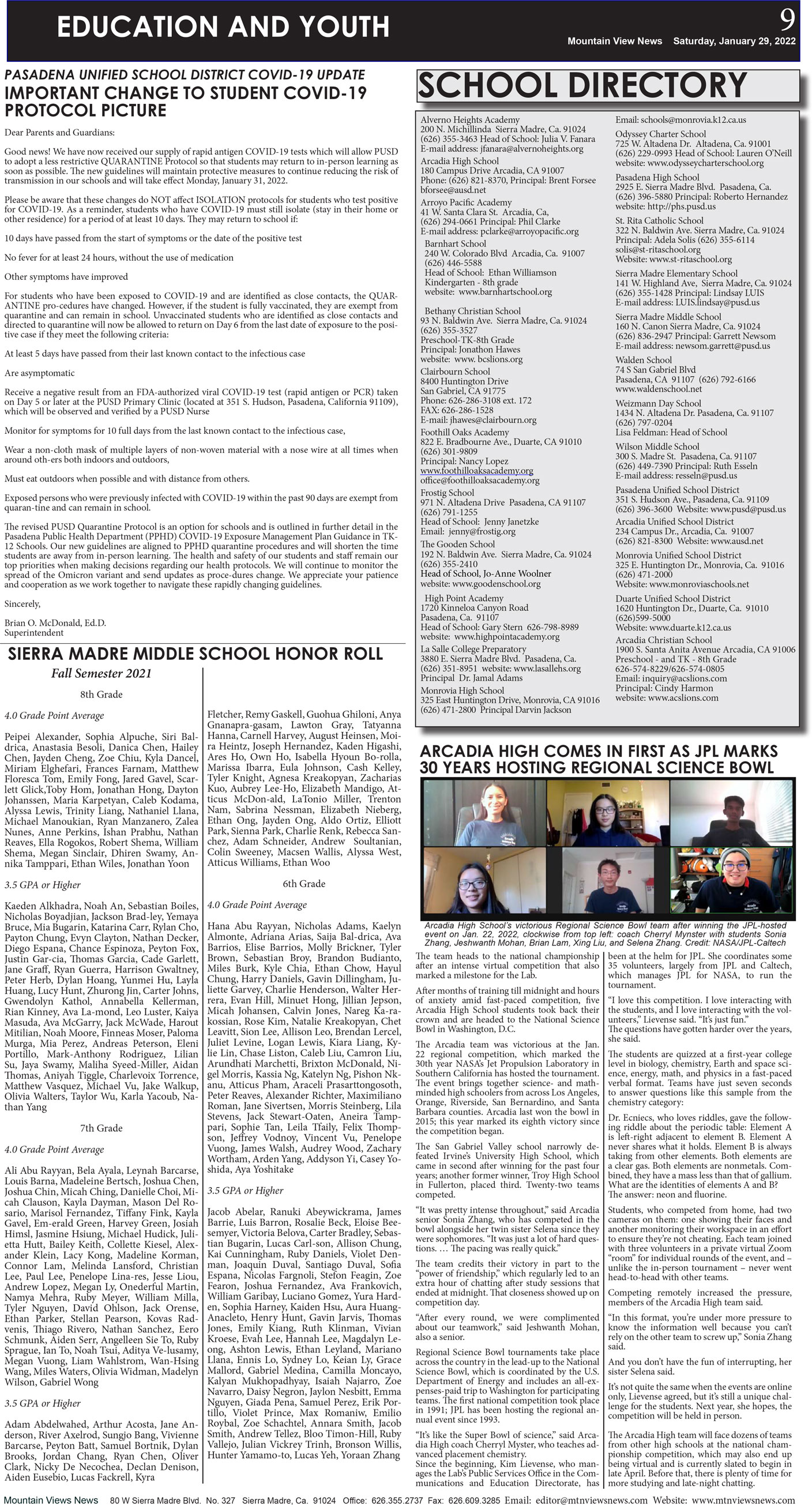 MVNews this week:  Page 9