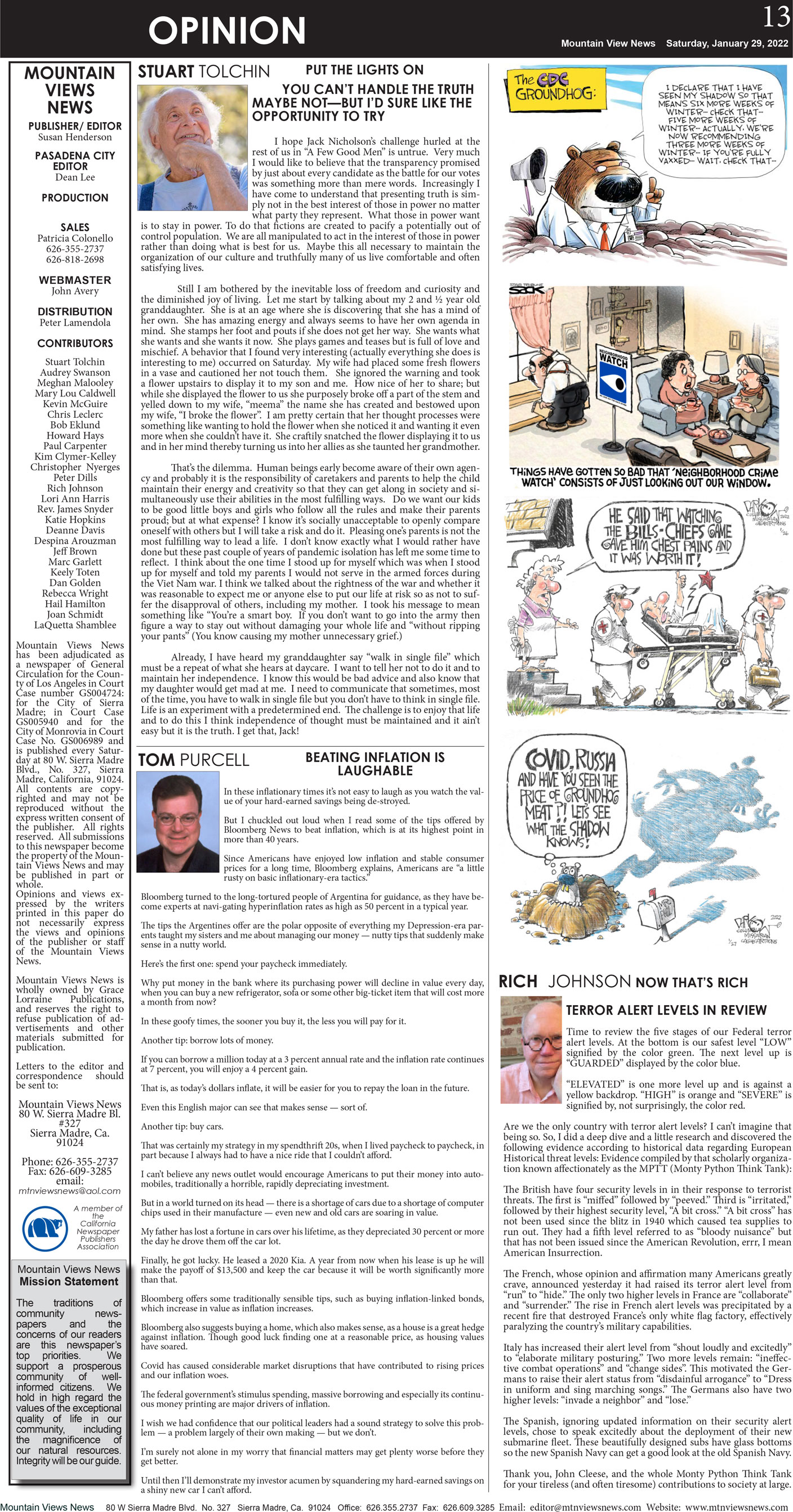 MVNews this week:  Page 13