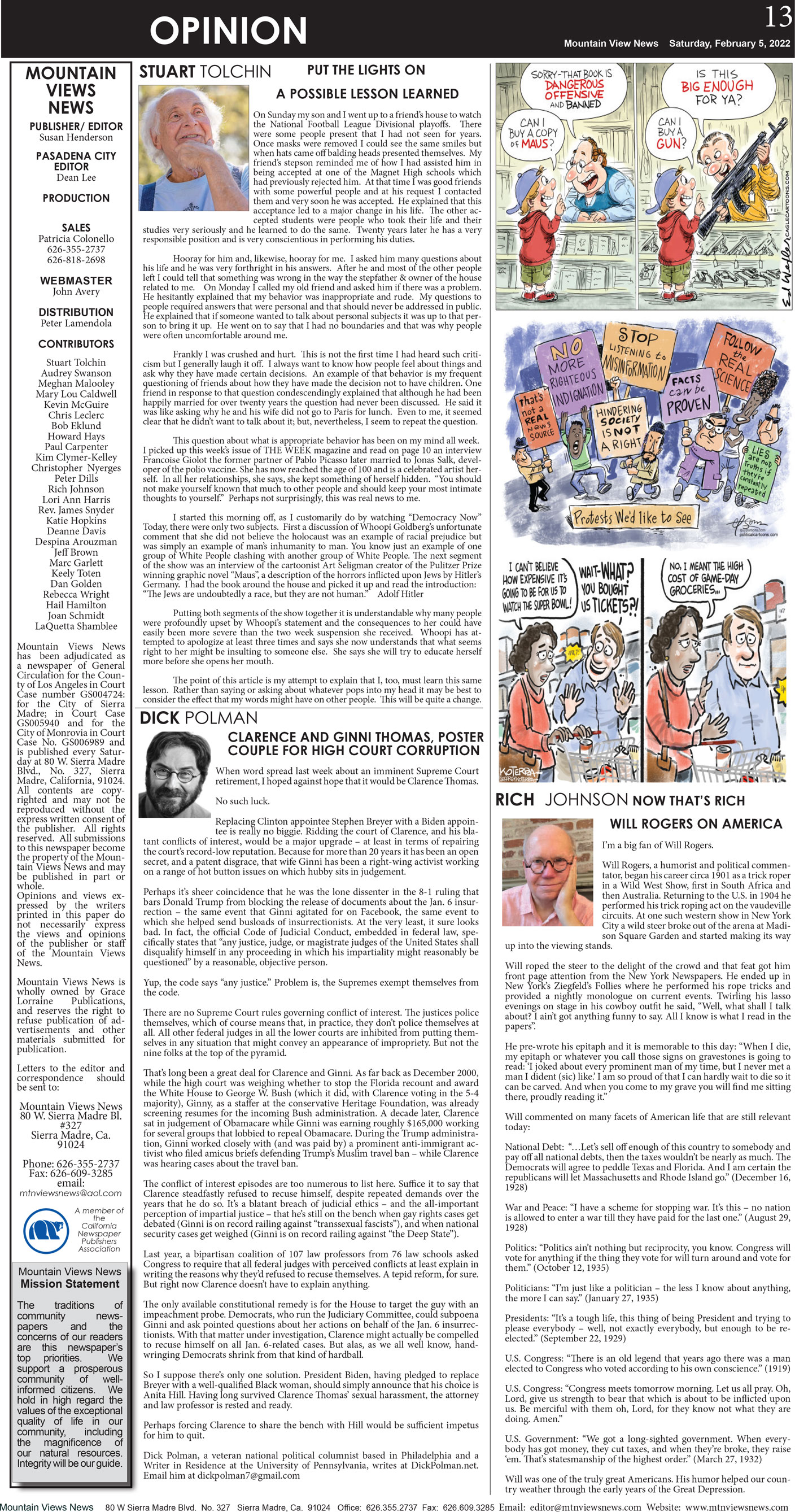 MVNews this week:  Page 13